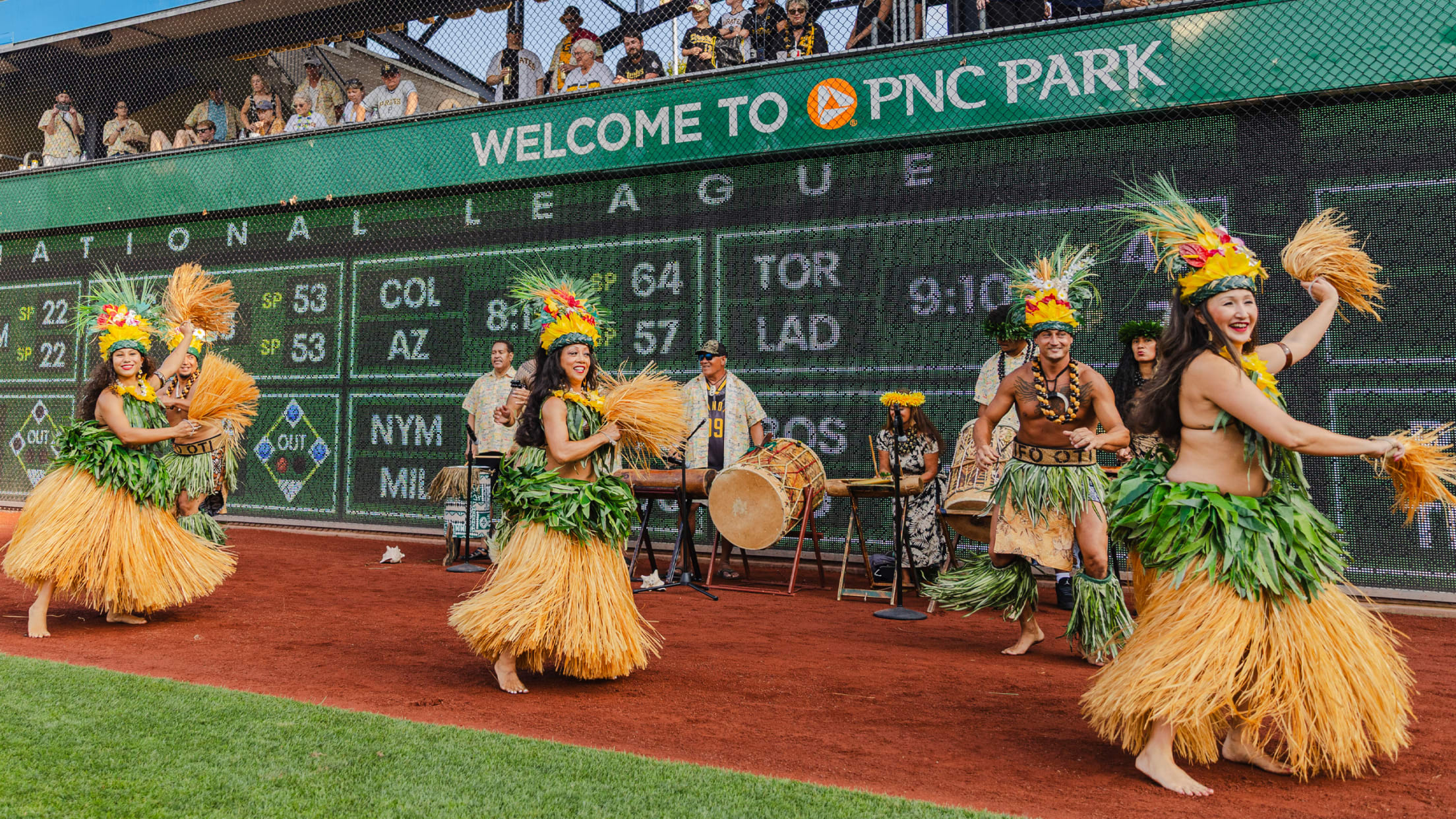 On-field Bucco Luau festivities at PNC Parl