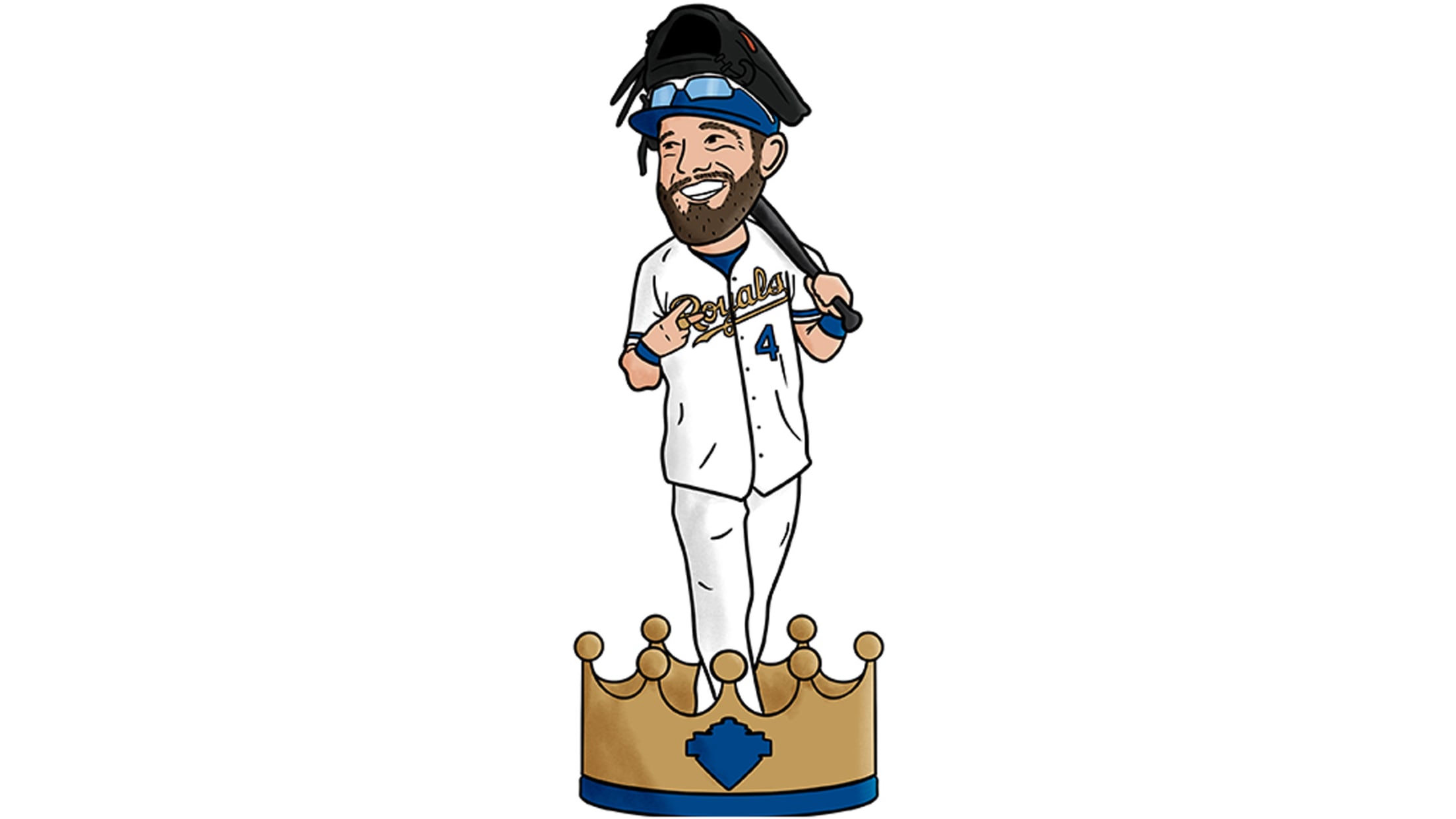 2015 Champs Bobblehead Collection - Alex Gordon