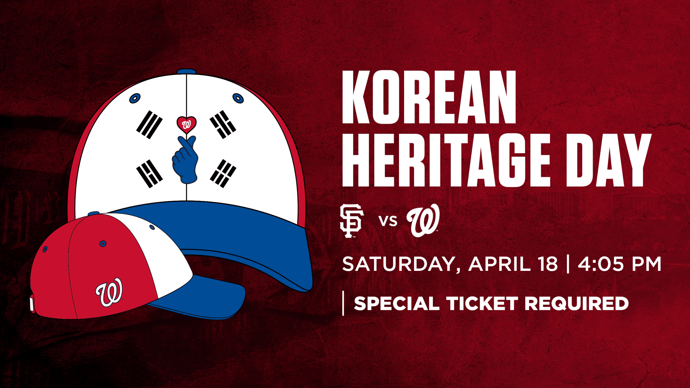 Korean Heritage Day: Saturday, April 18 vs. San Francisco Giants