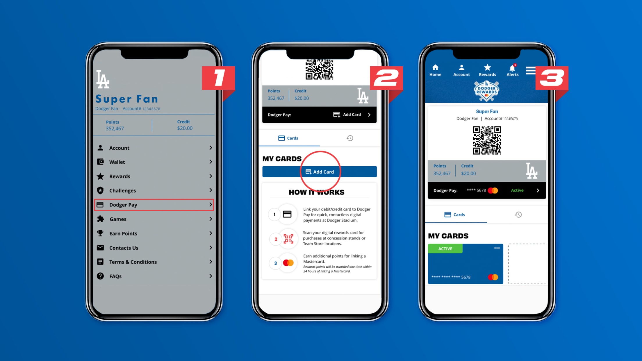 How to access Dodger Pay