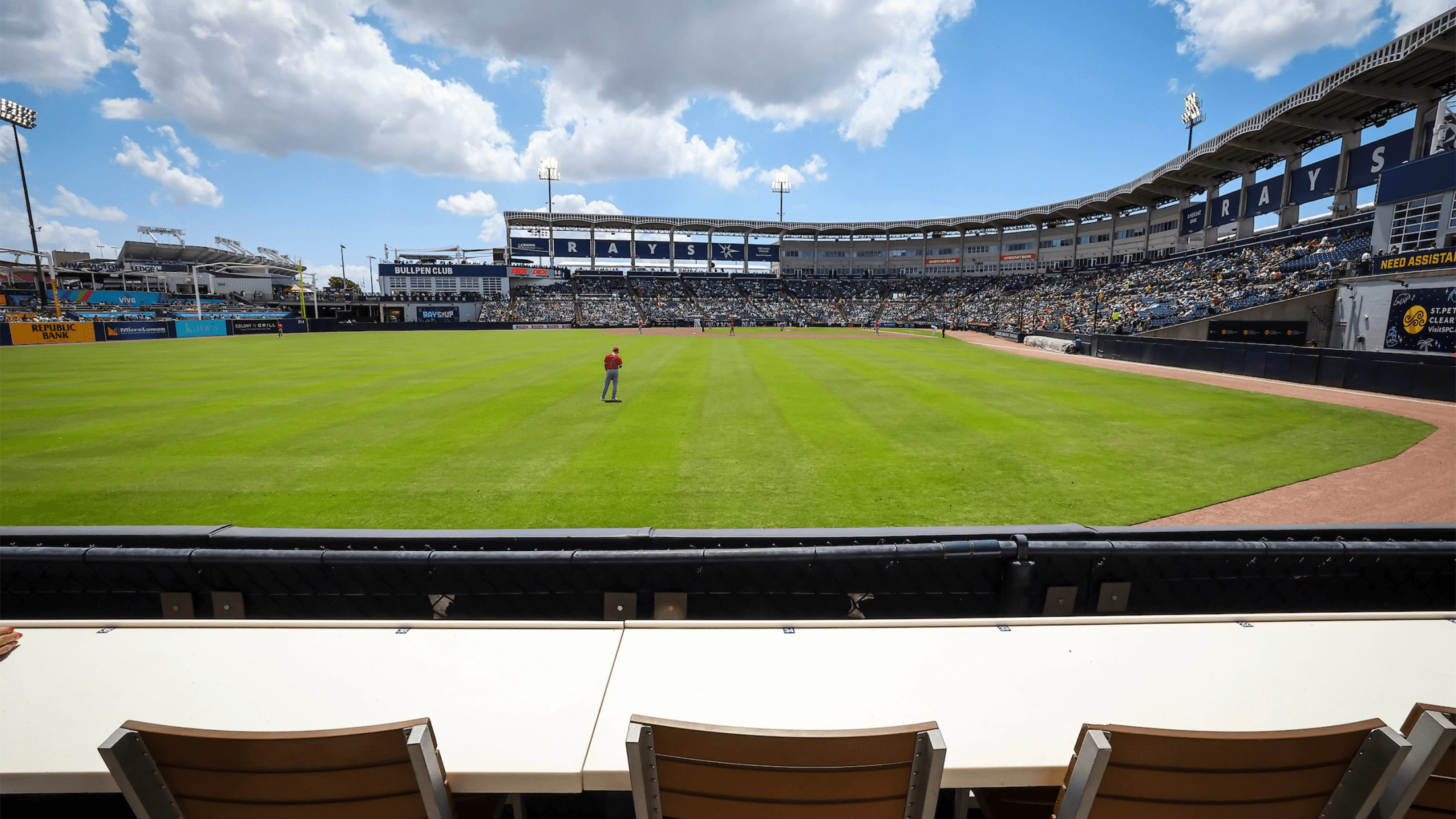 Rays Left Field Upper & Lower Decks