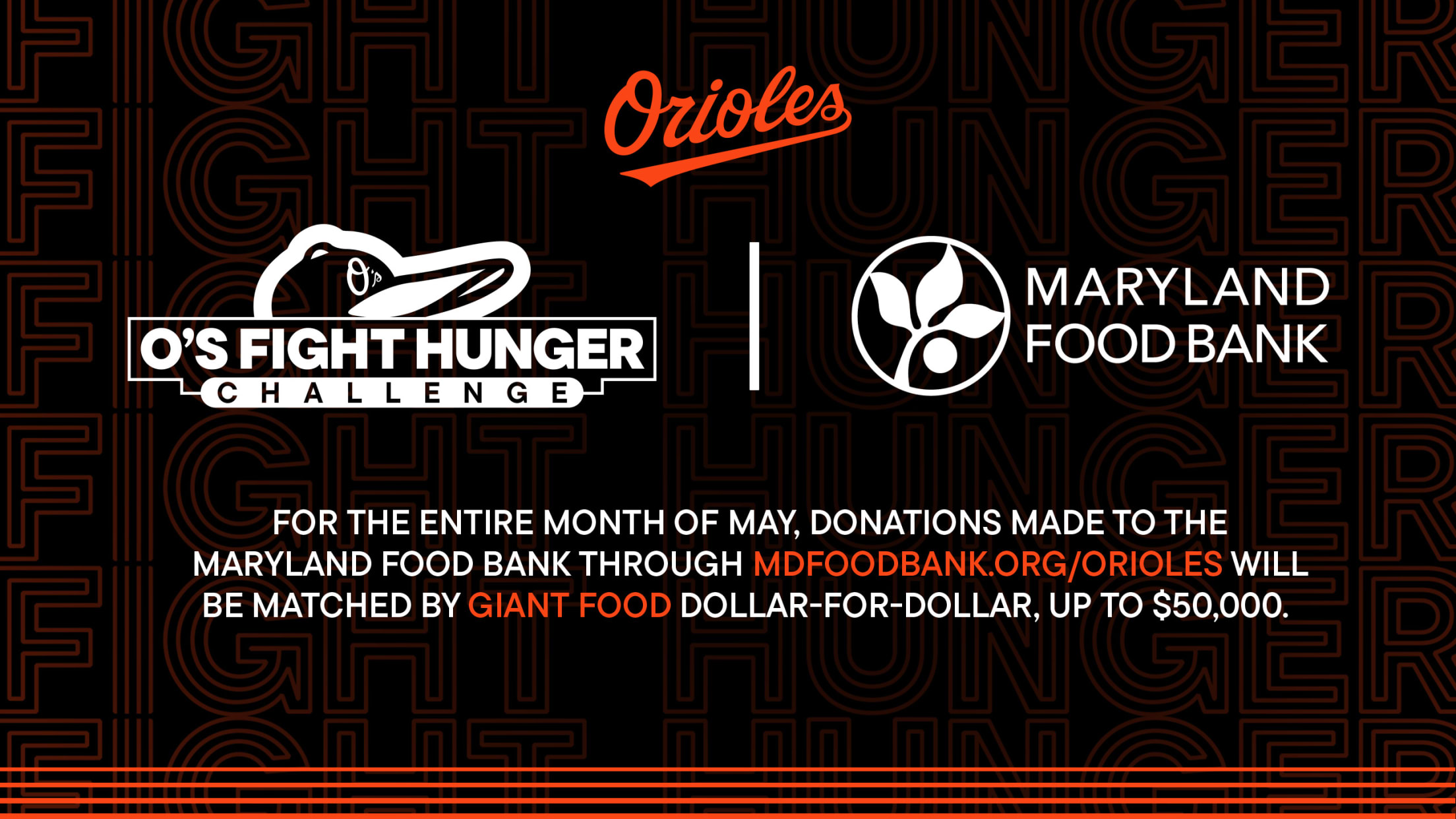 O's Fight Hunger Challenge