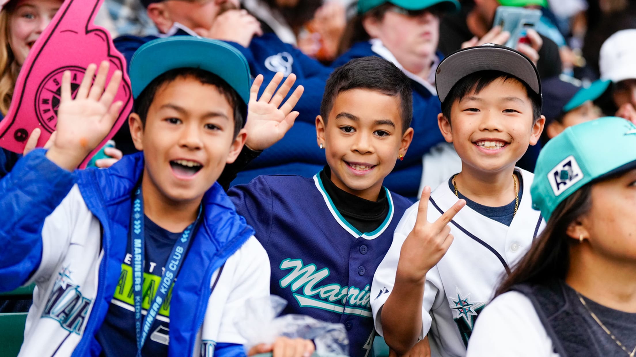 Image of kids at T-Mobile Park.