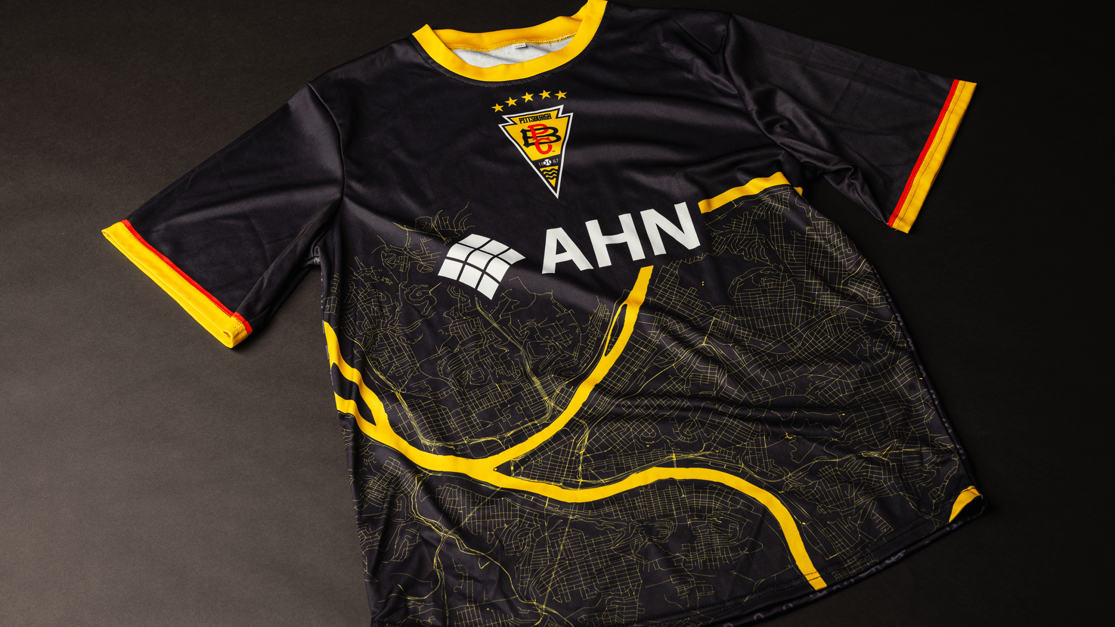 Front side of Pirates Soccer Night jersey giveaway