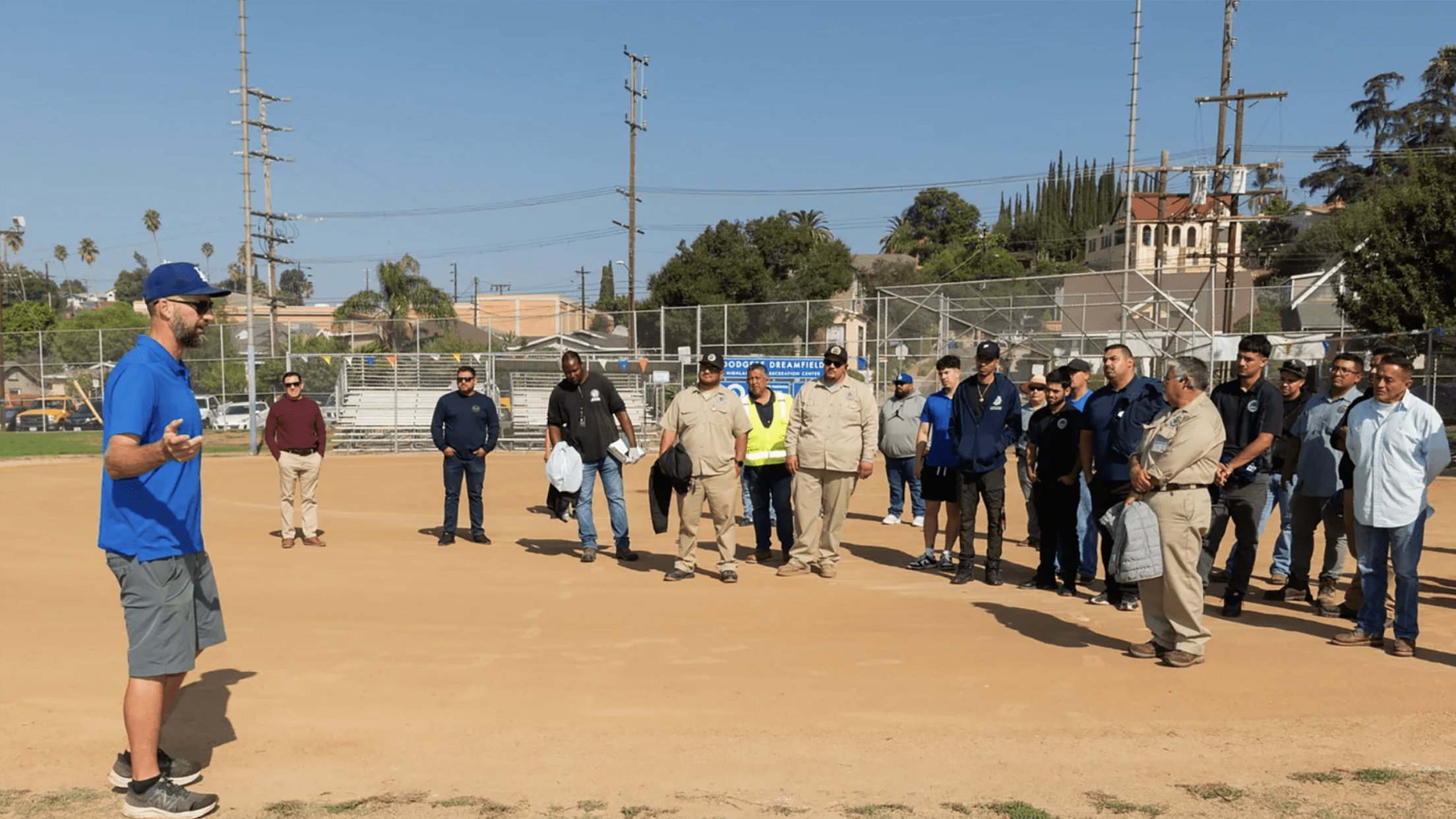 Dodgers Dreamfields Field Maintenance Clinic led by Dodgers Turf and Grounds