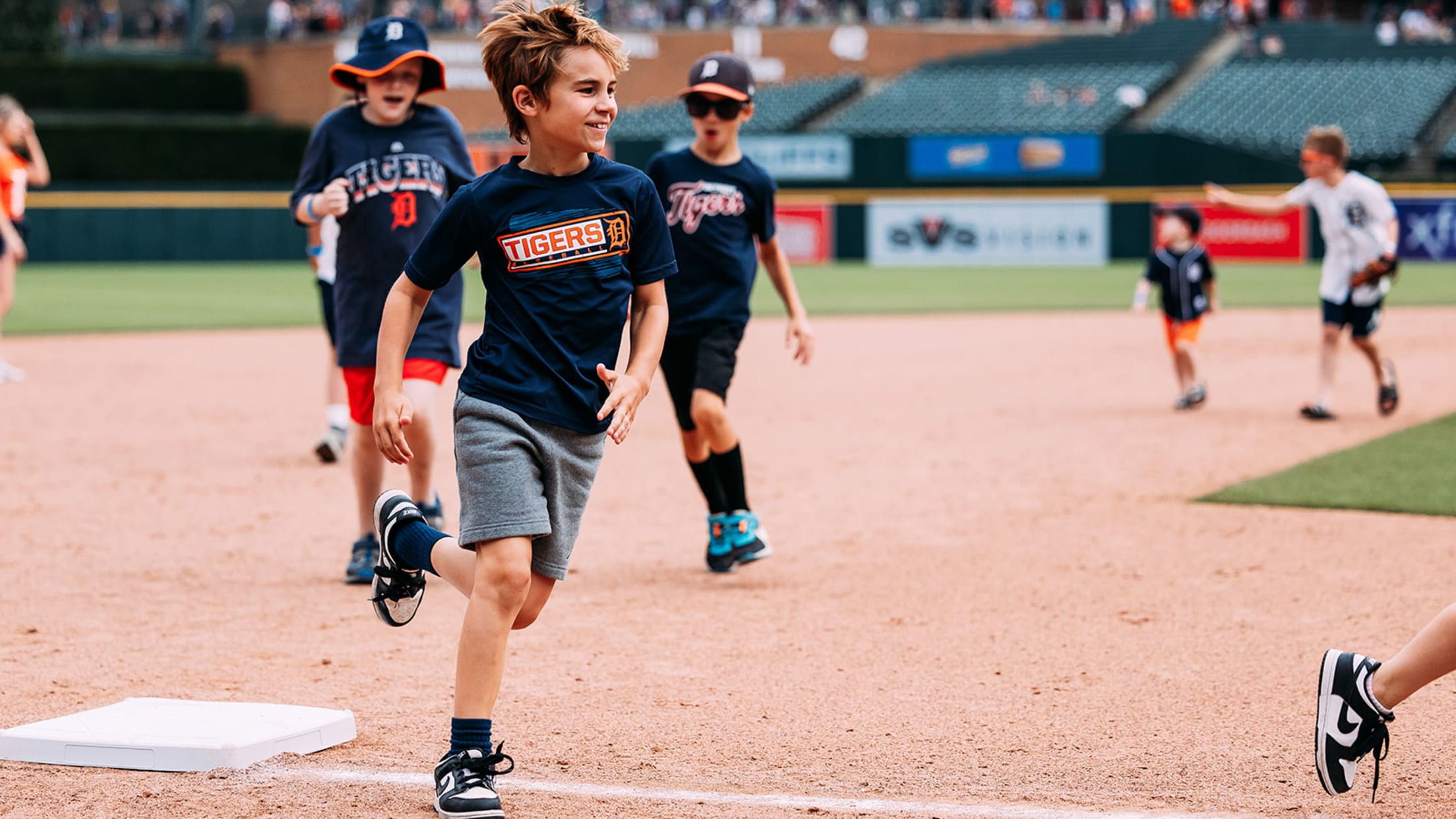 Kids Run the Bases