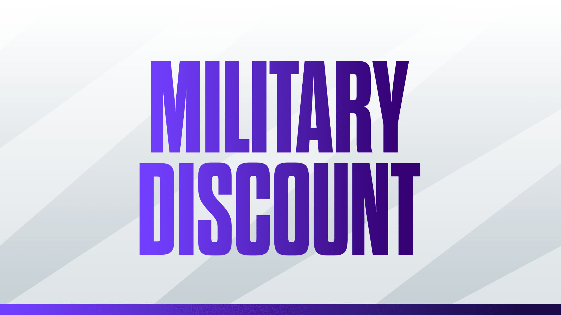Military Discount