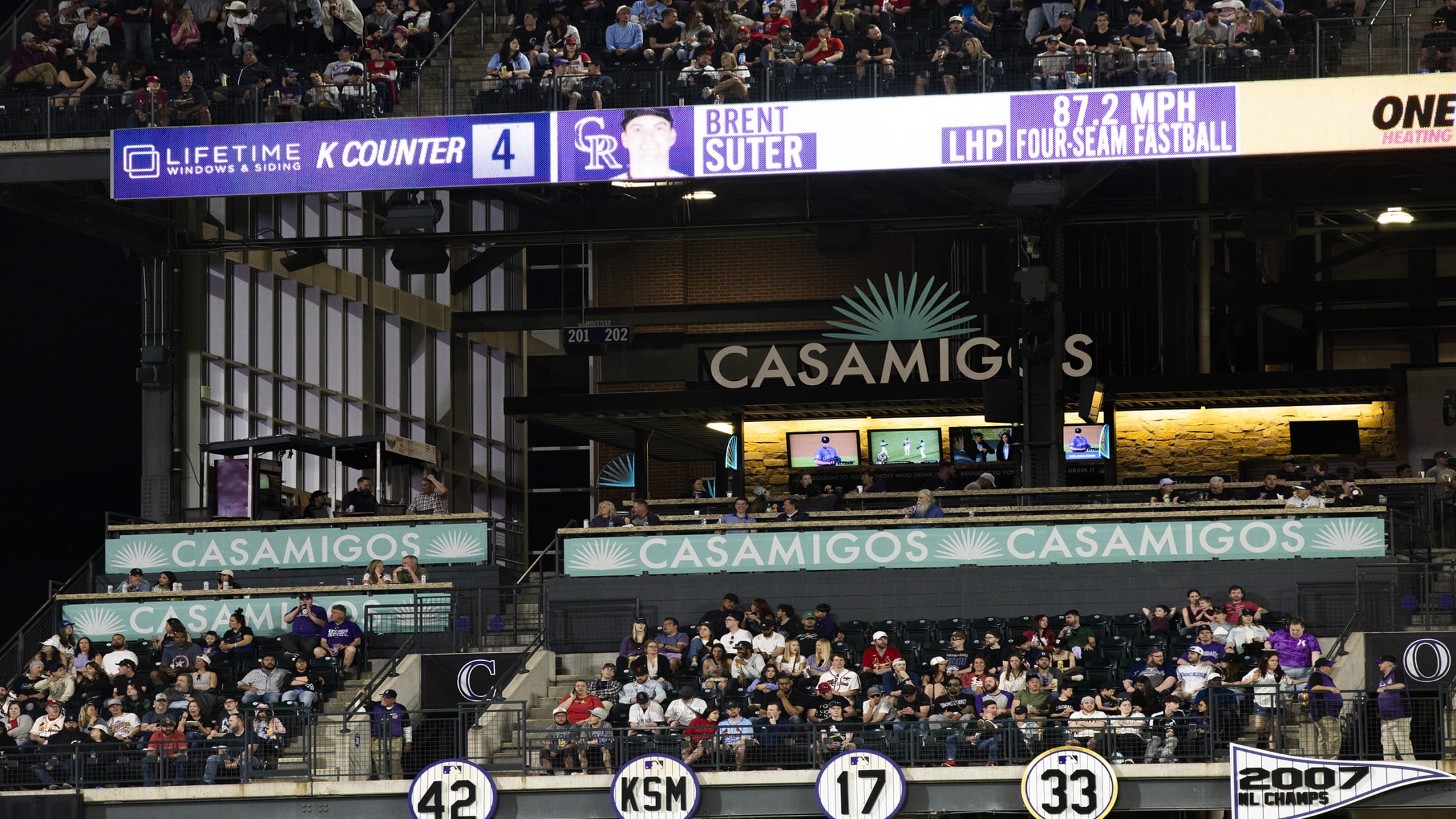Fans enjoying the Casamigos Deck