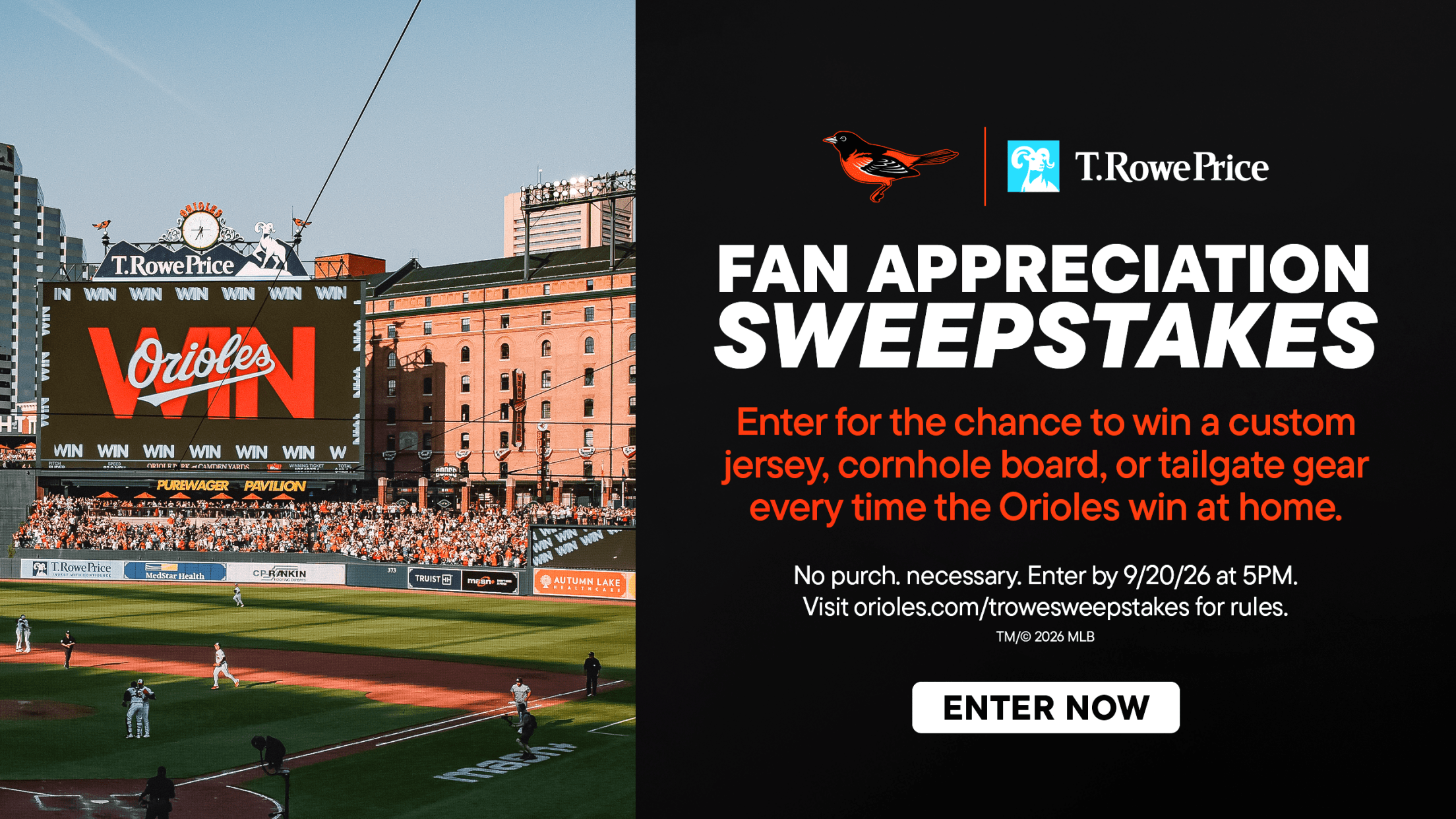 Fan Appreciation Sweepstakes