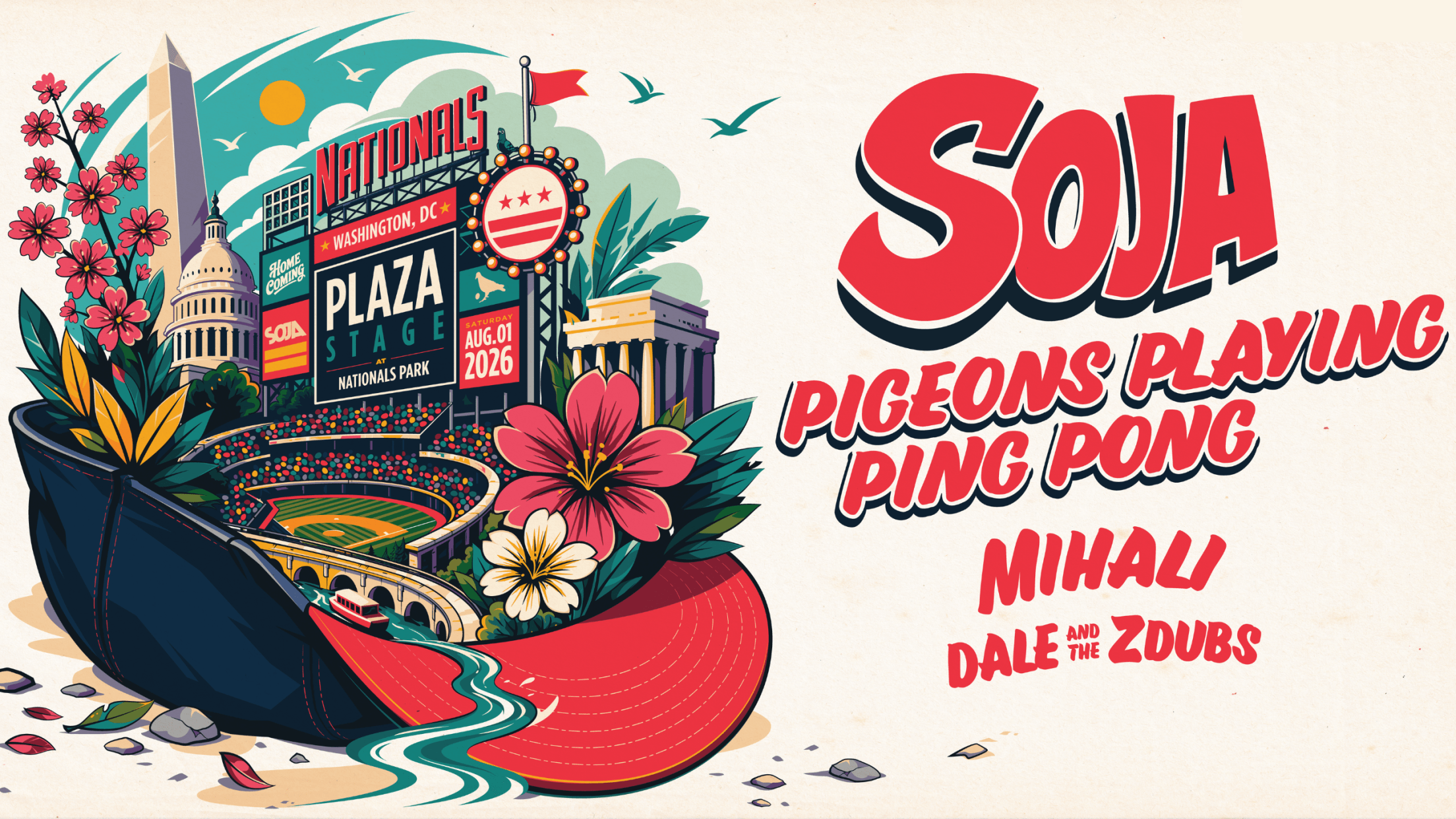 SOJA Pigeons Playing Ping Pong - Mihali Dale and the ZDubs