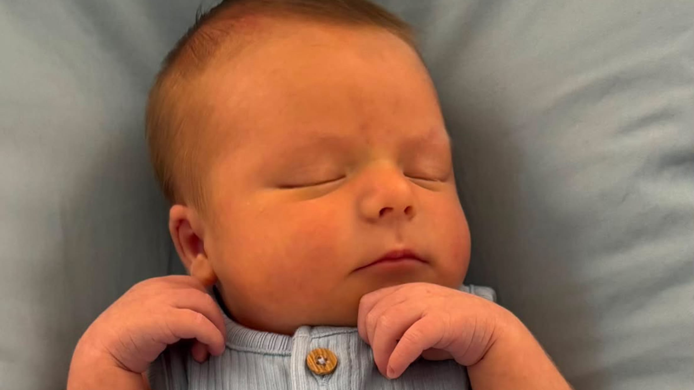 A Willow Grant baby sleeps peacefully.