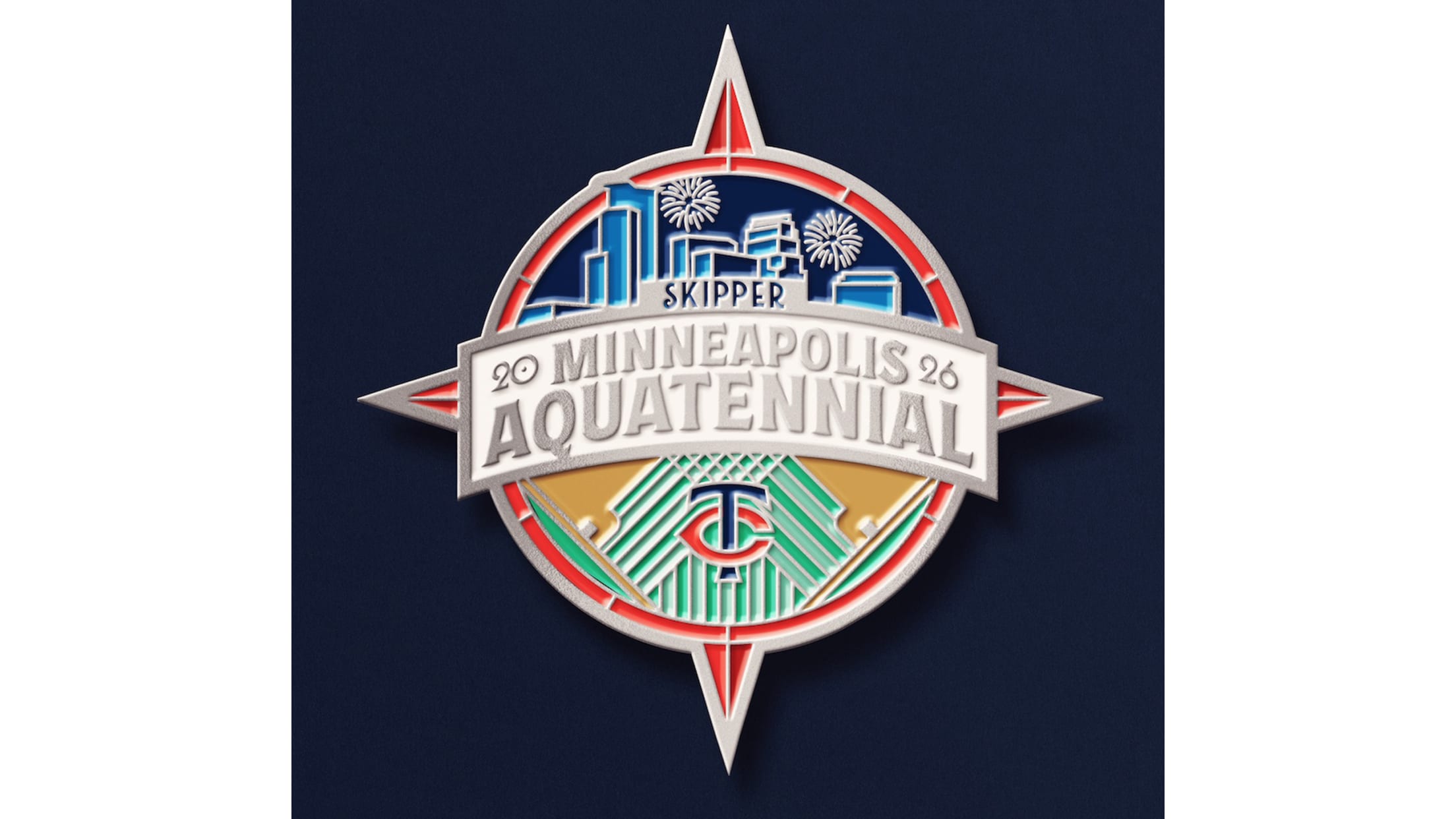 exclusive Minnesota Twins Aquatennial Skipper pin