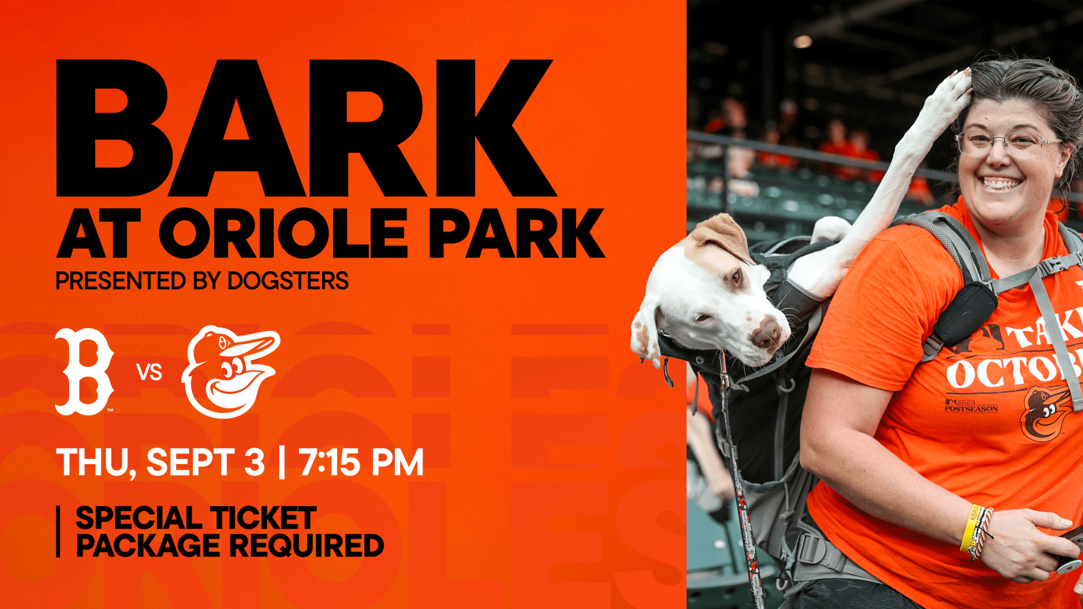 Bark at Oriole Park