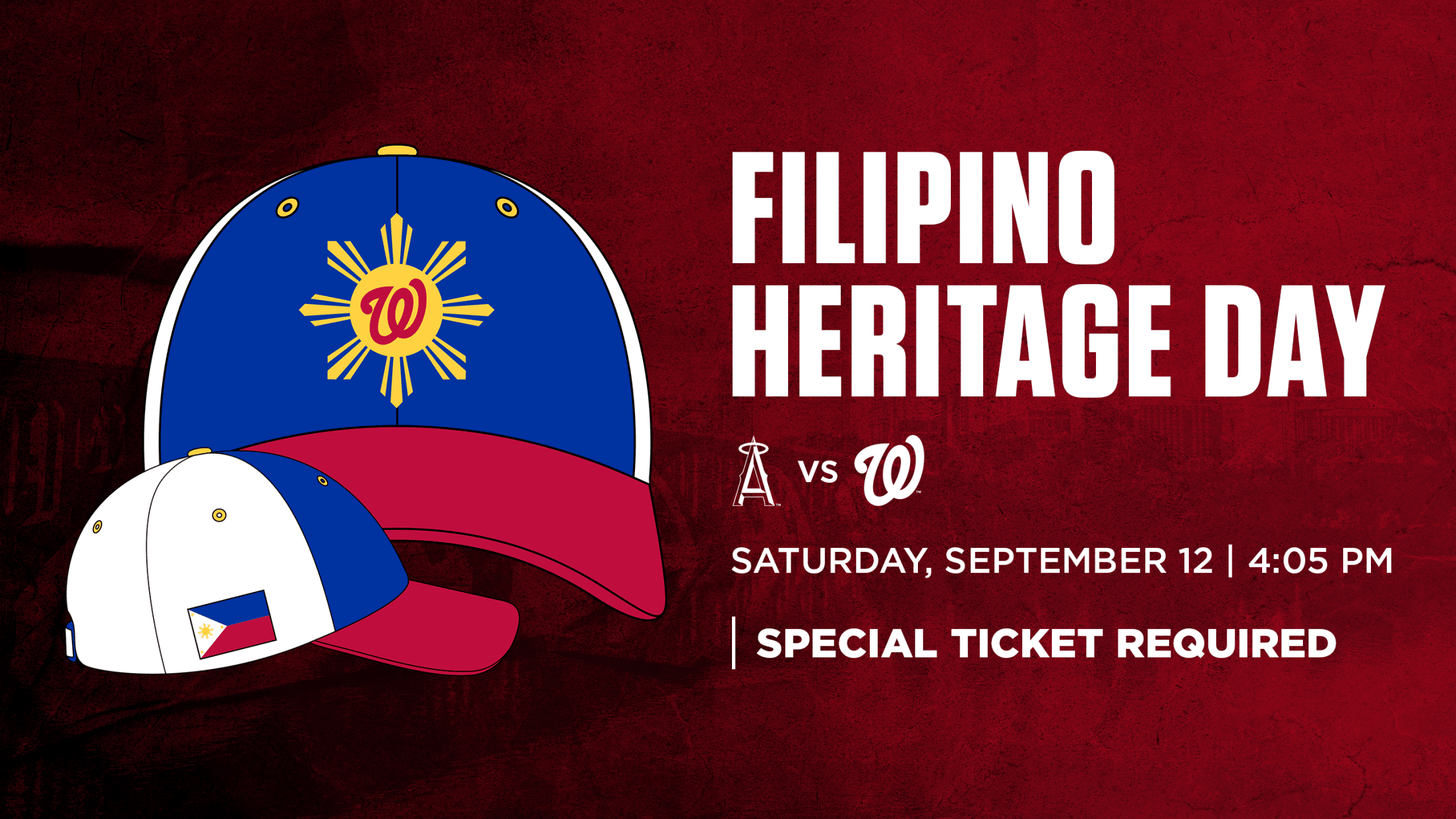 Filipino Heritage Day: Saturday, September 12 vs. Los Angeles Angels