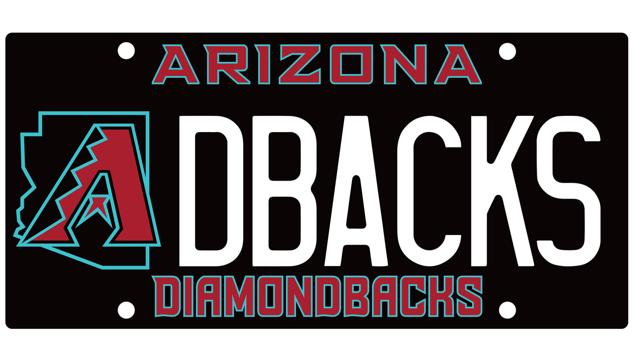 D-backs License Plate
