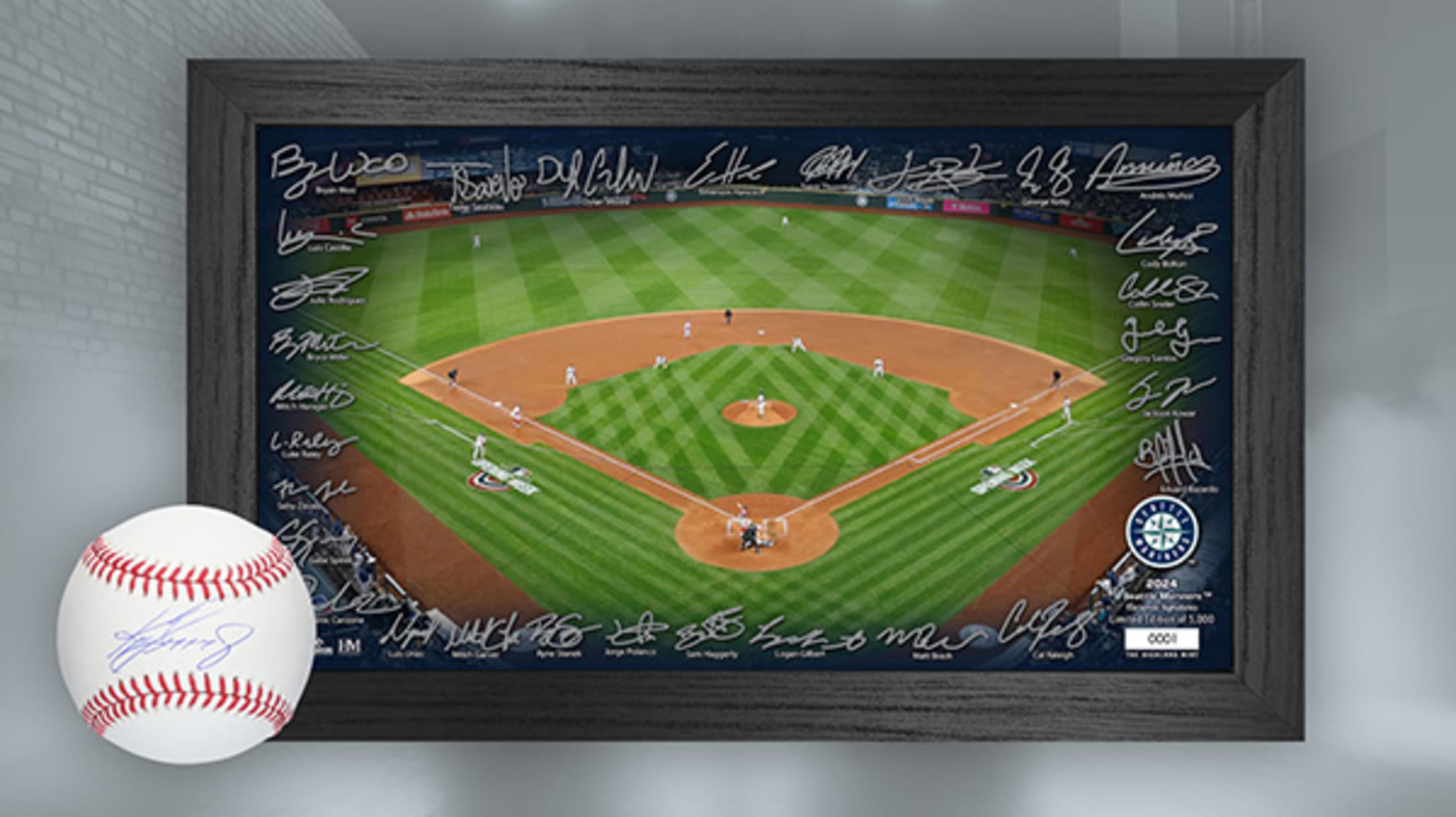 Image of Seattle Mariners autographed collectibles