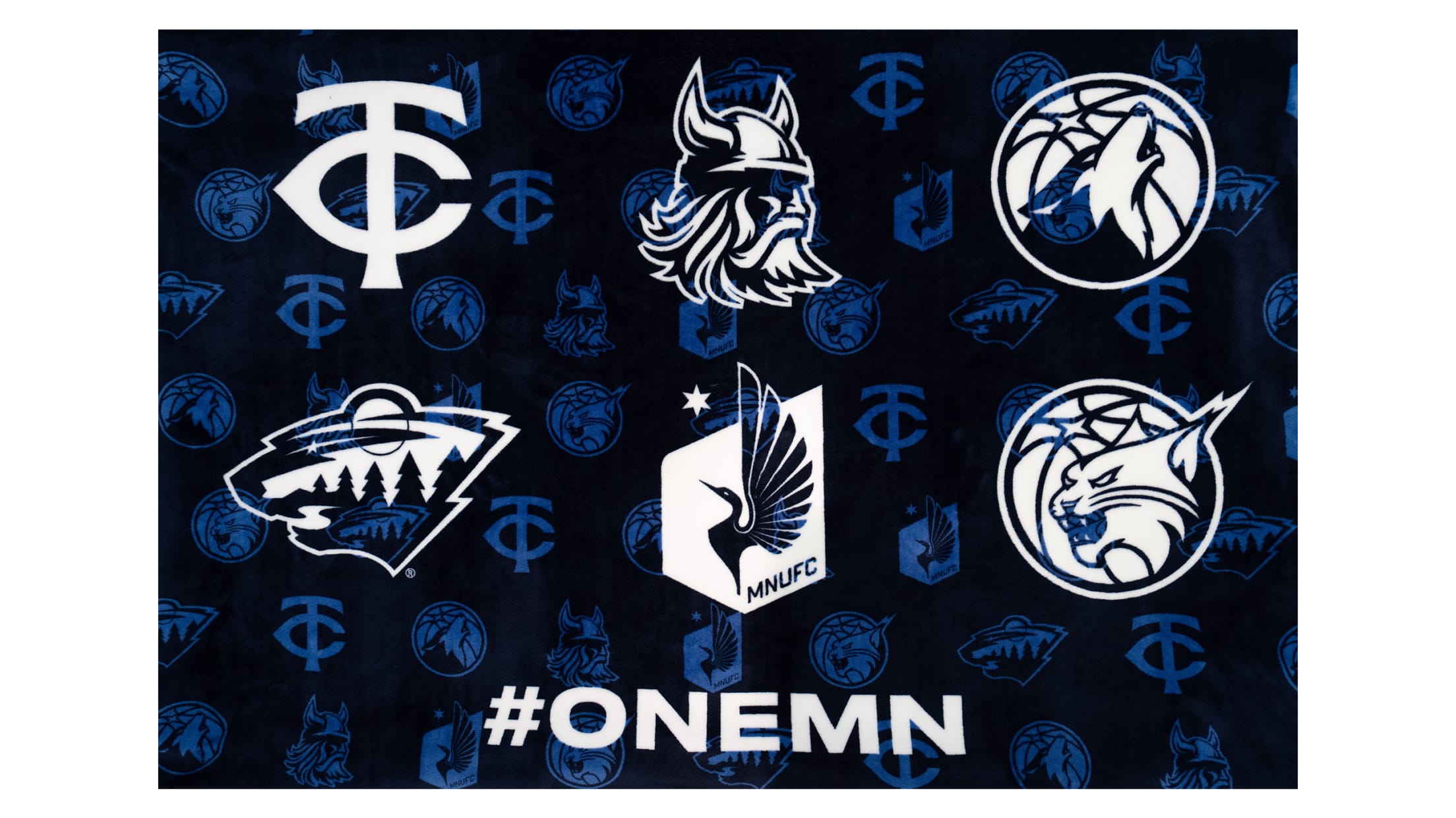 exclusive One MN Night co-themed Fleece Blanket