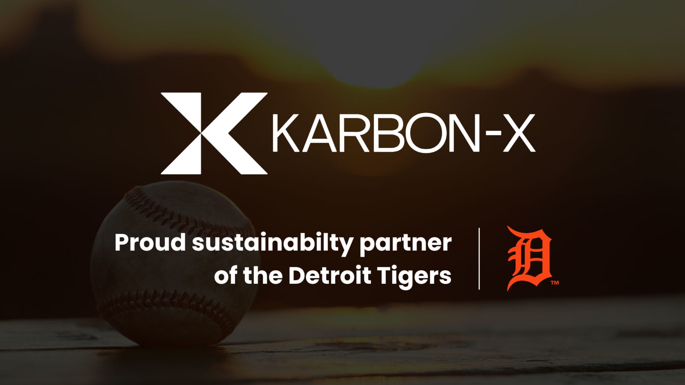 Karbon-X Proud Sustainability Partner of the Detroit Tigers