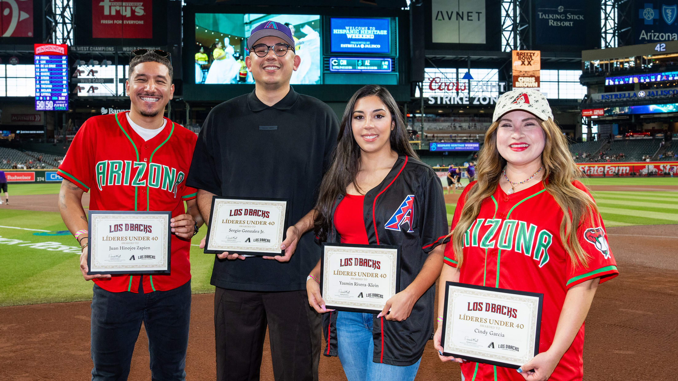 2025 D-backs Líderes Under 40 Award winners