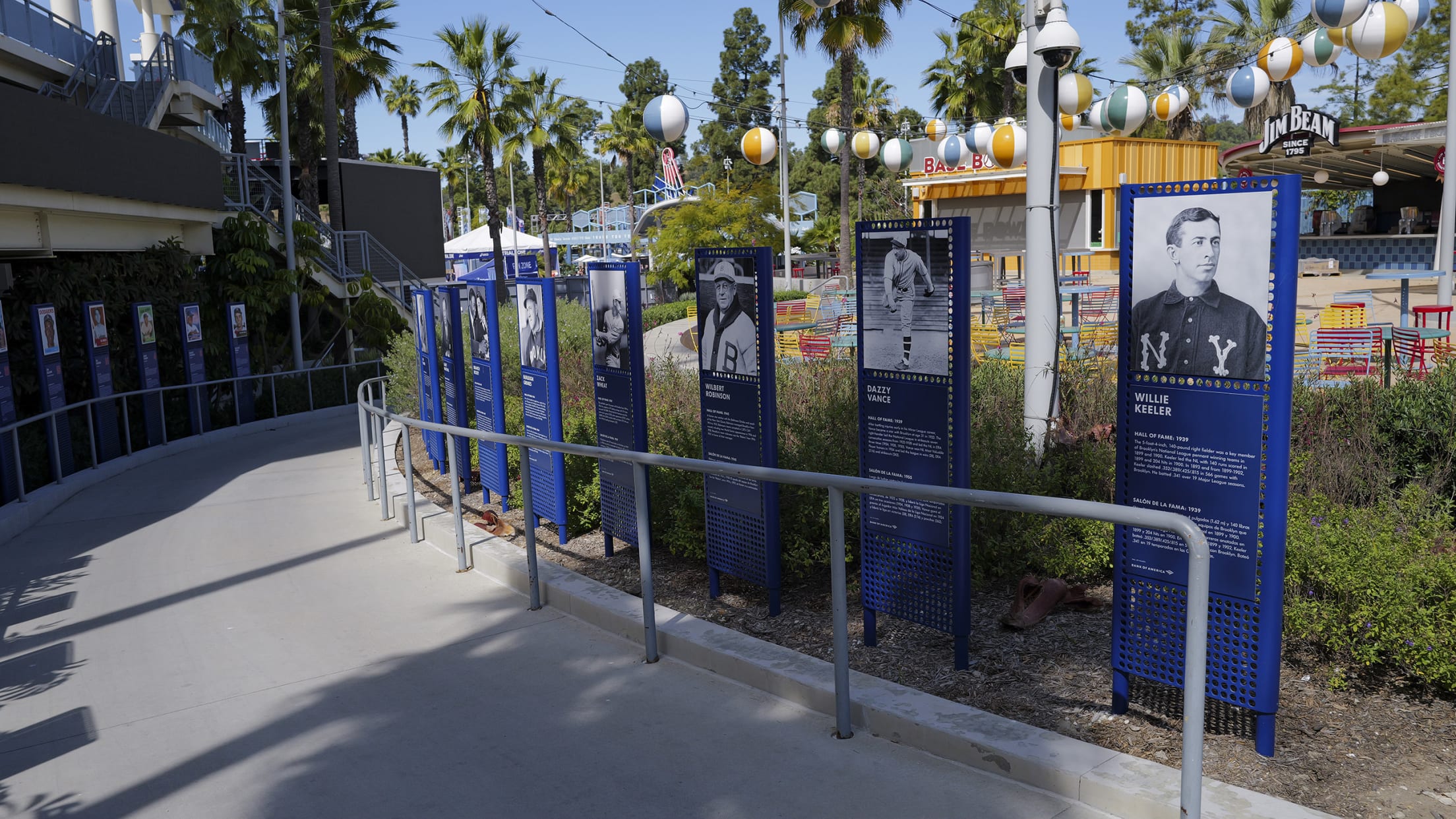 Dodger Hall of Fame Pylons