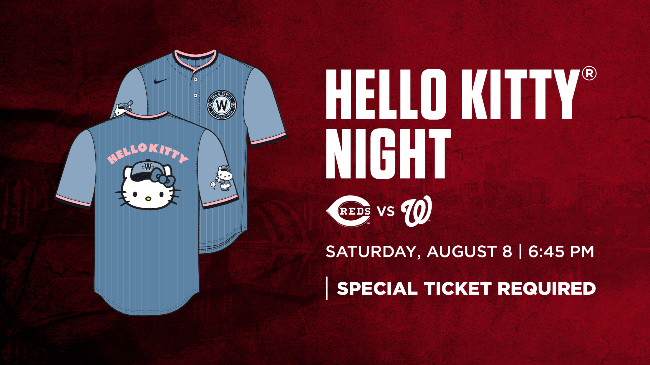 Hello Kitty Night: Saturday, August 8 vs. Cincinnati Reds