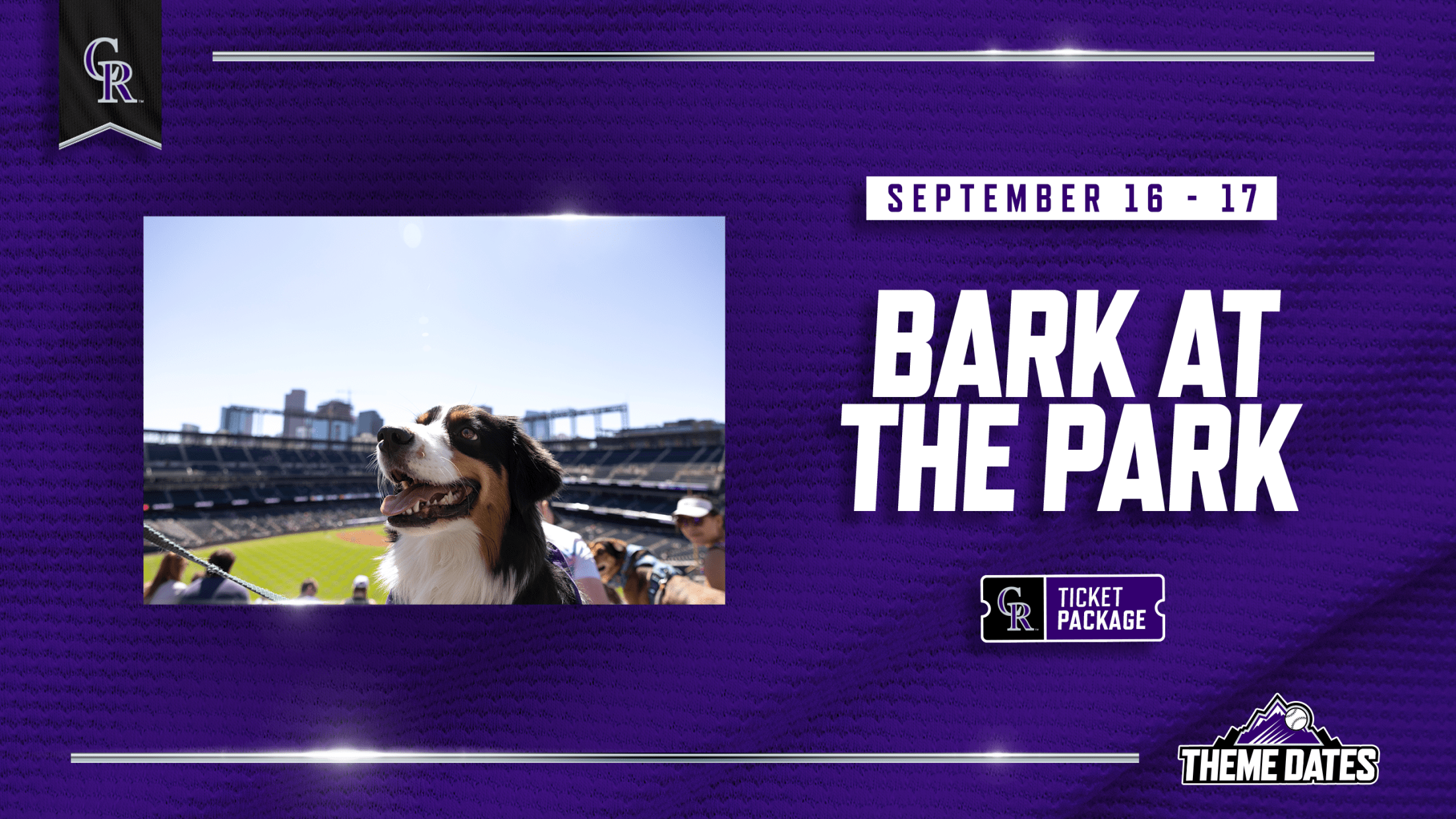 Purchase Bark at the Park Tickets September 16-17 at Coors Field