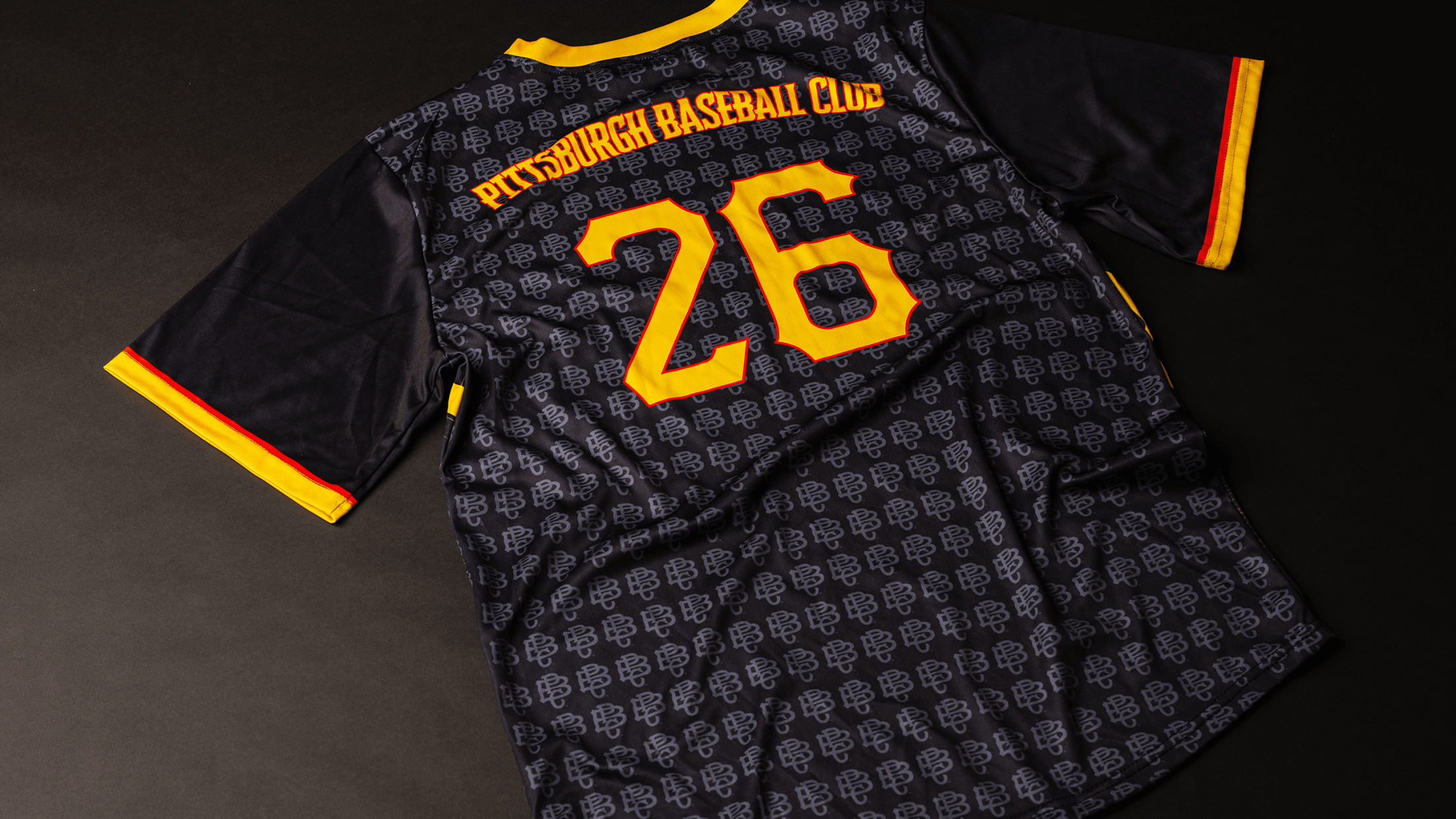 Back side of Pirates Soccer Night jersey giveaway