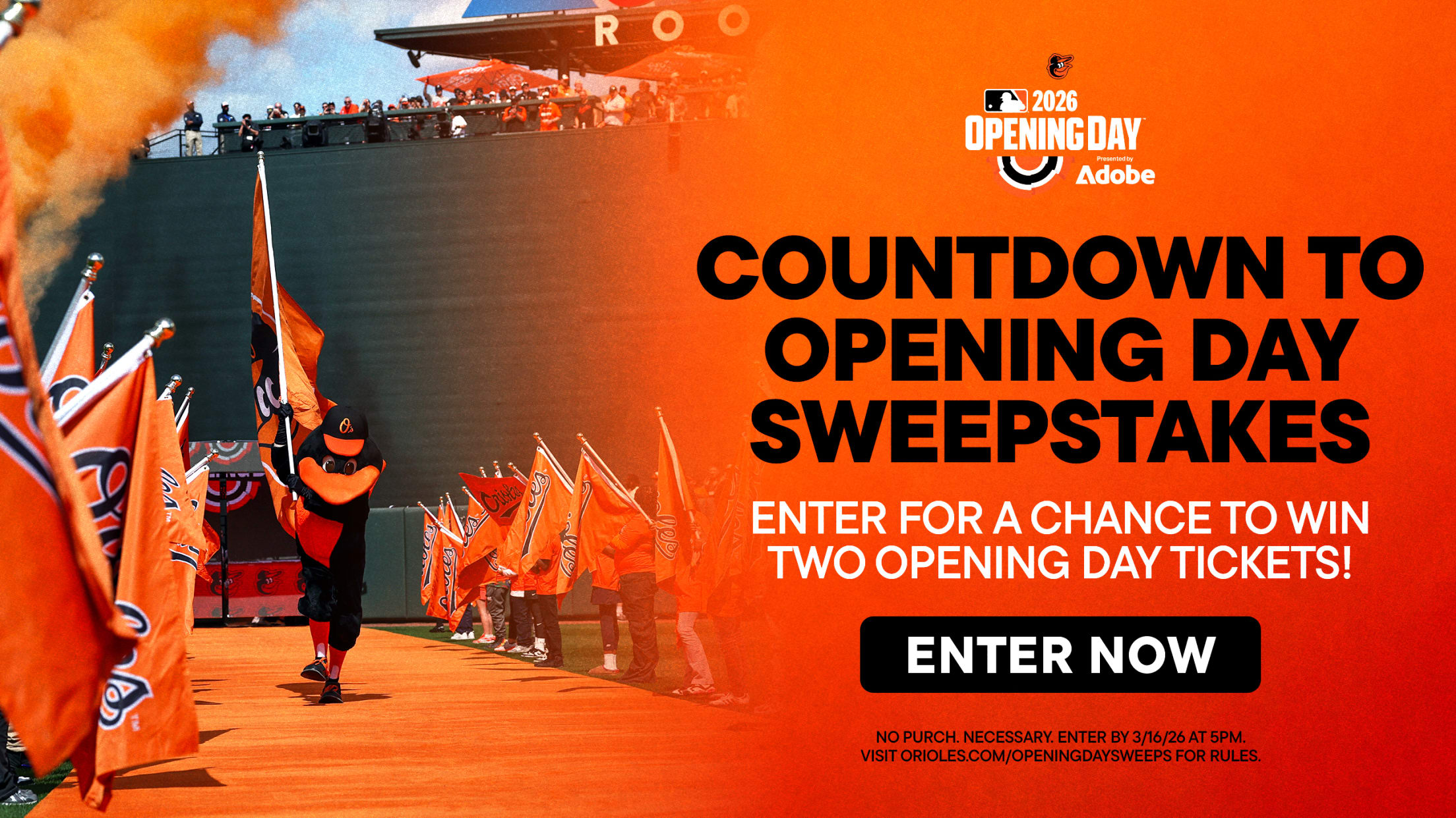 Countdown to Opening Day Sweepstakes