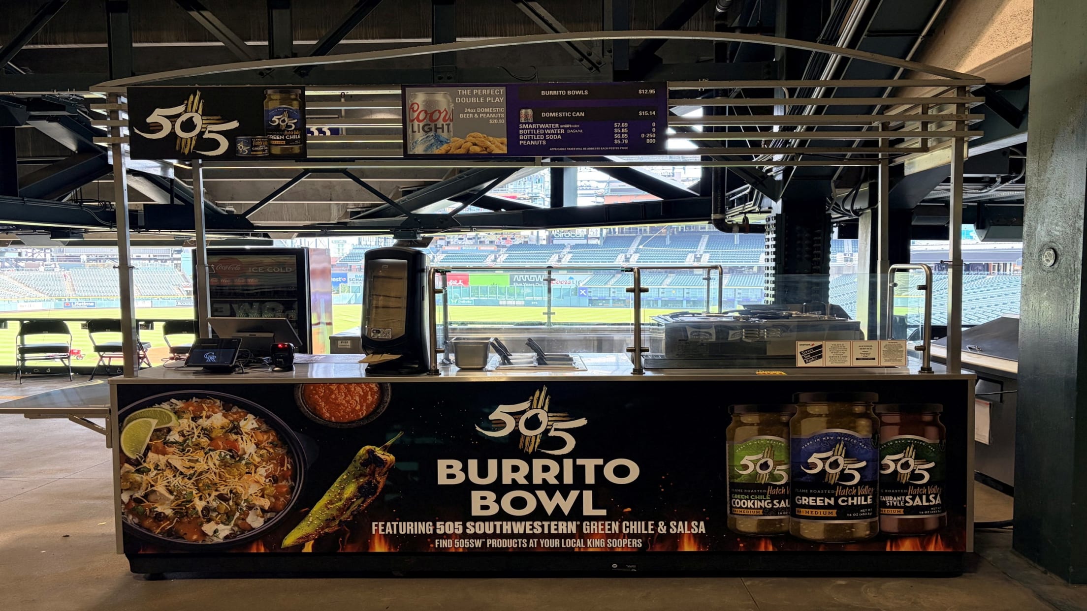 505 Burrito Bowl stall.