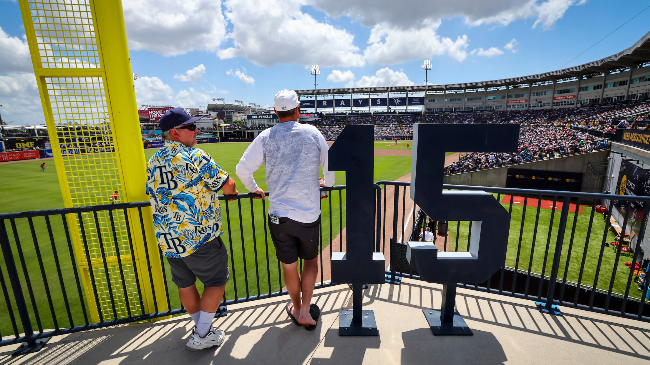 Rays Left Field Upper & Lower Decks