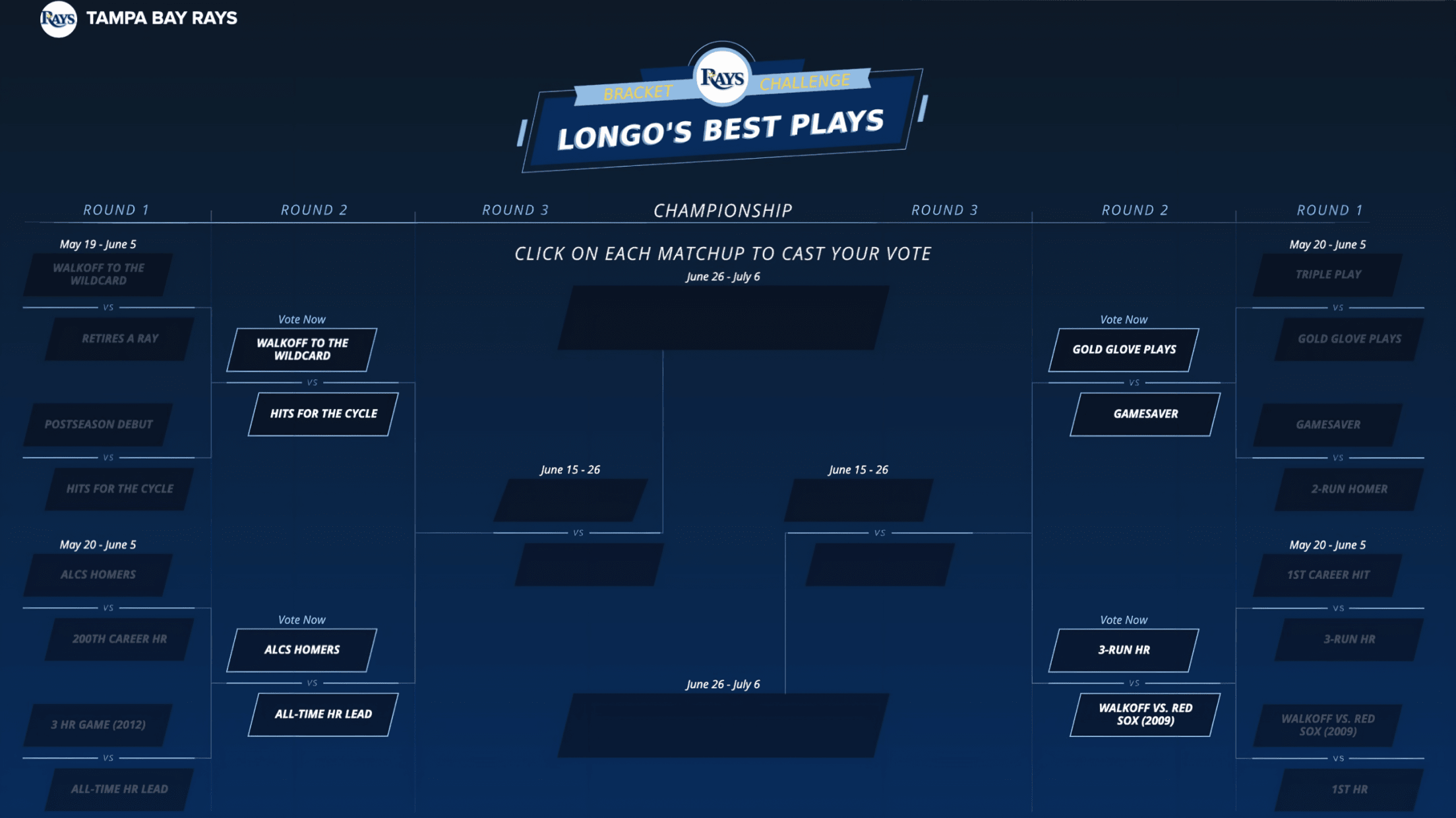 Longo's Best Plays Vote Now