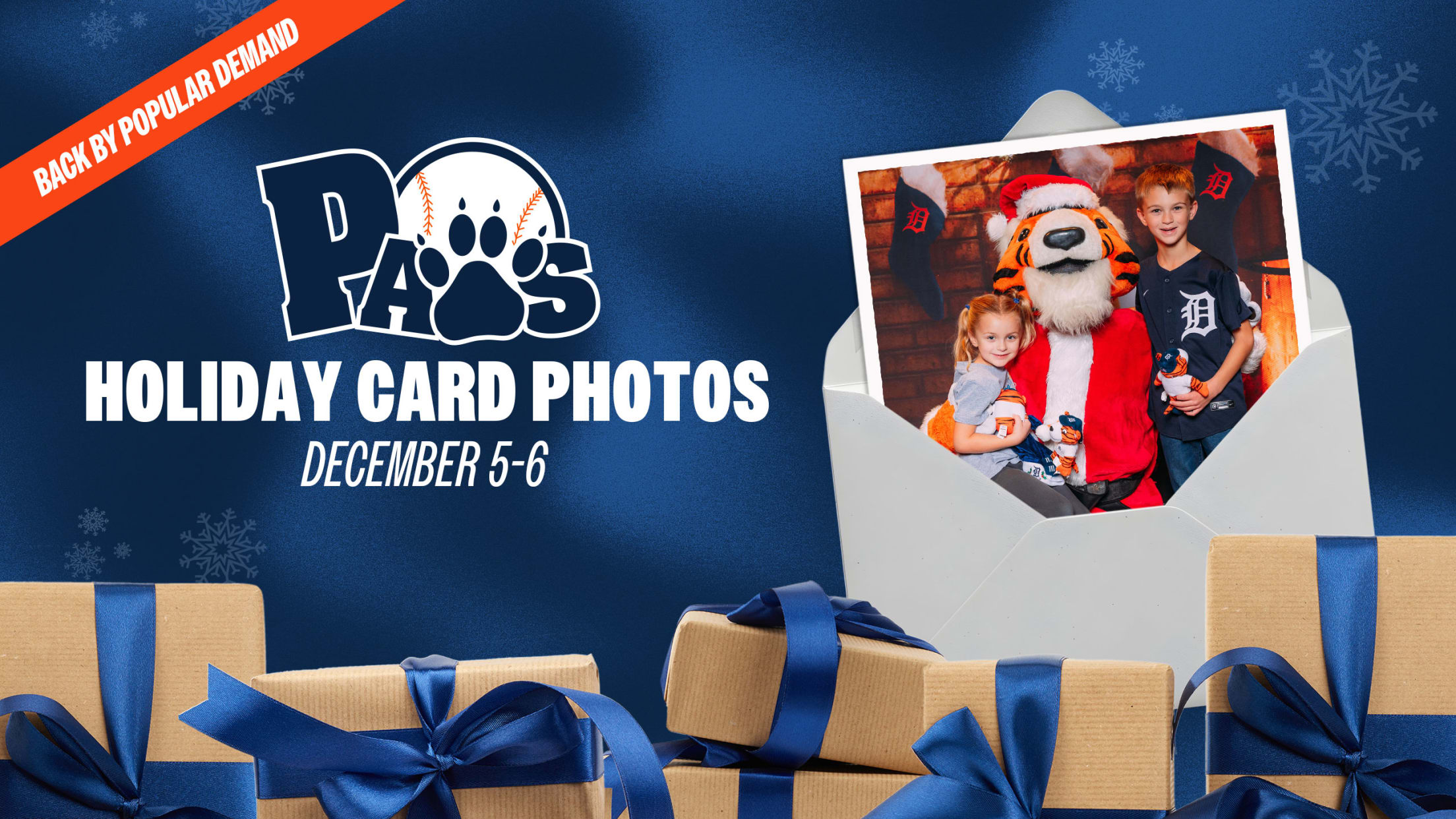 PAWS Holiday Card Photos December 5-6, 2025