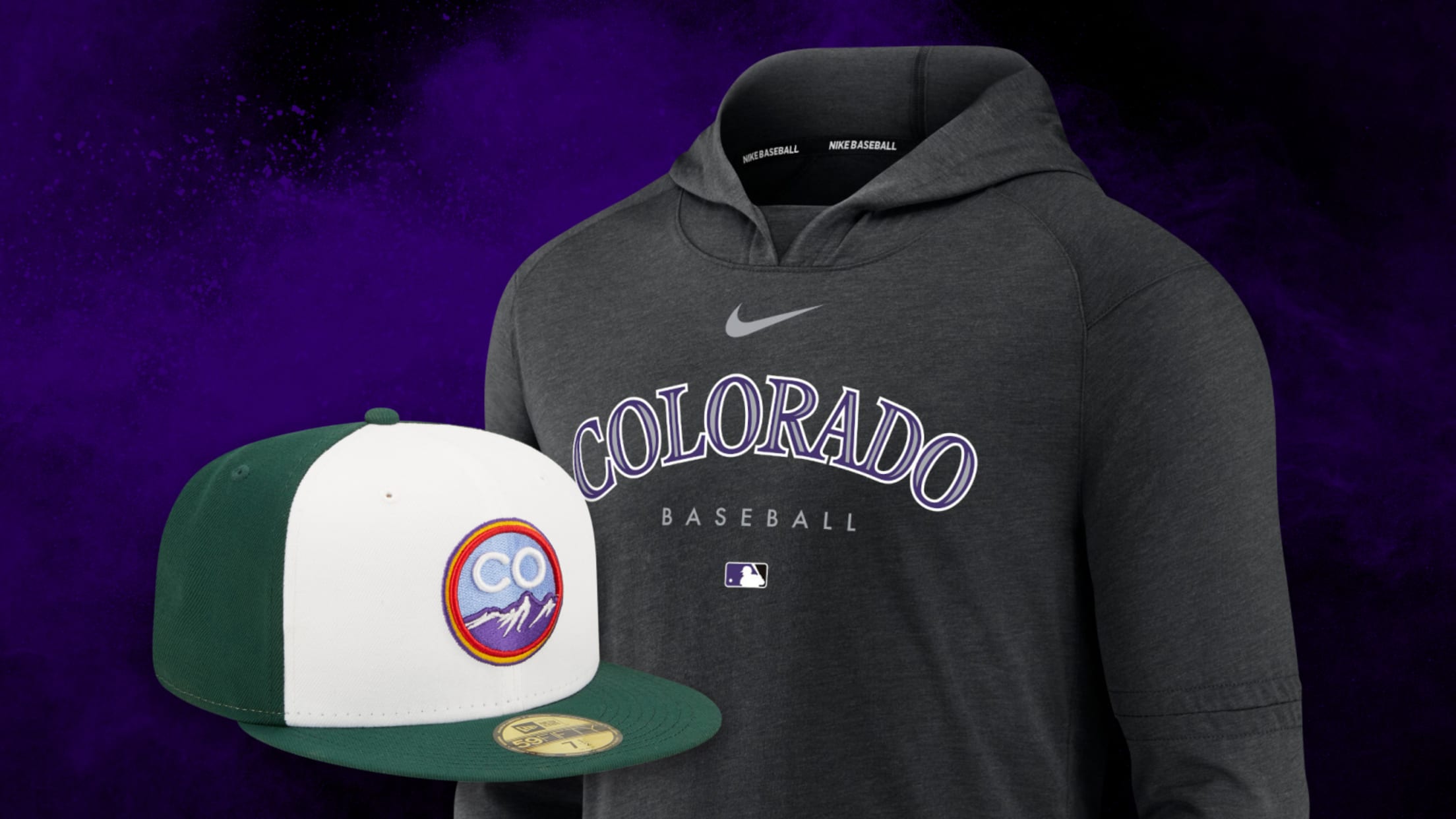 Colorado Rockies Best Sellers, featuring caps and hoodies