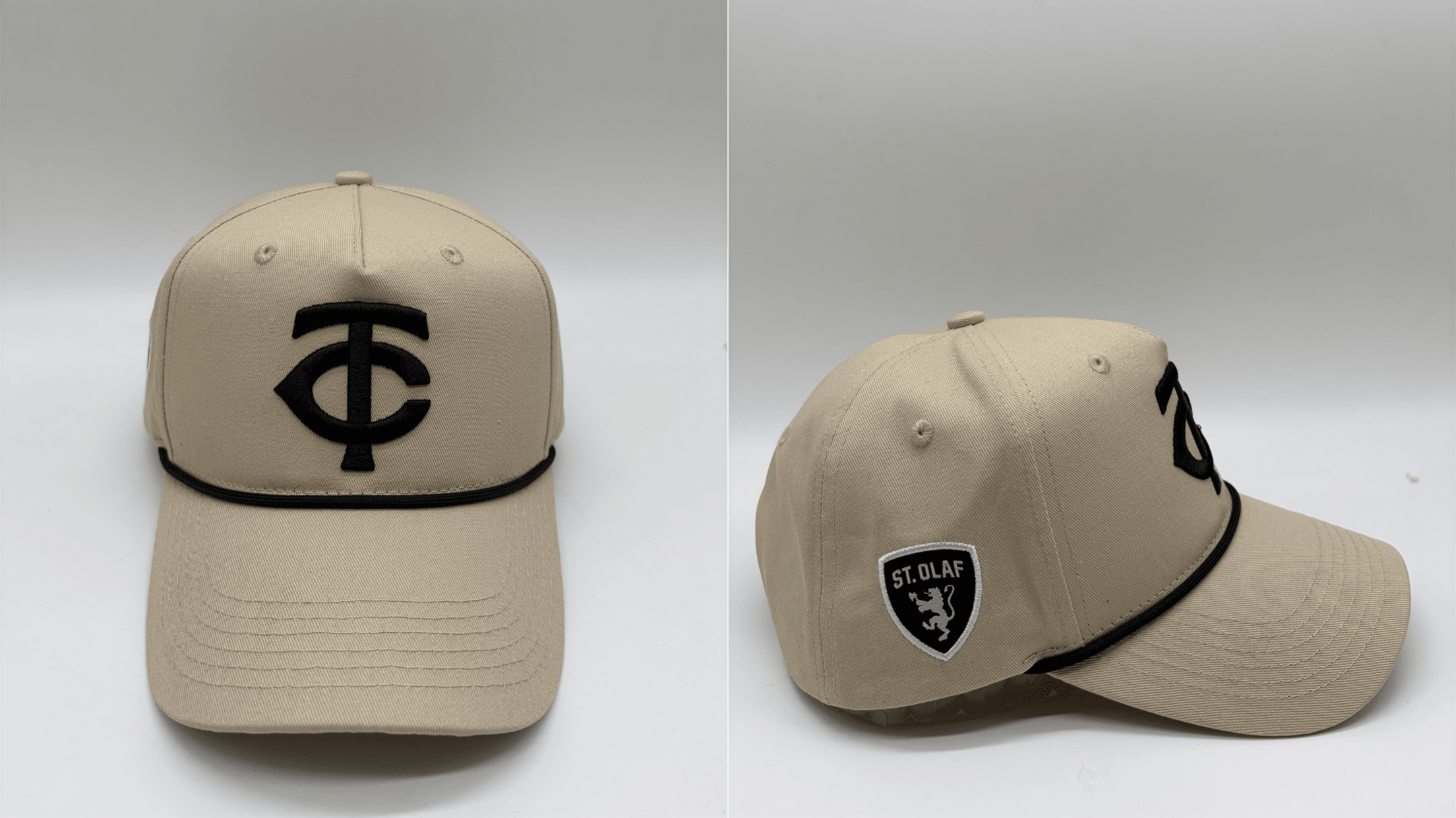 exclusive co-themed St. Olaf Twins rope hat