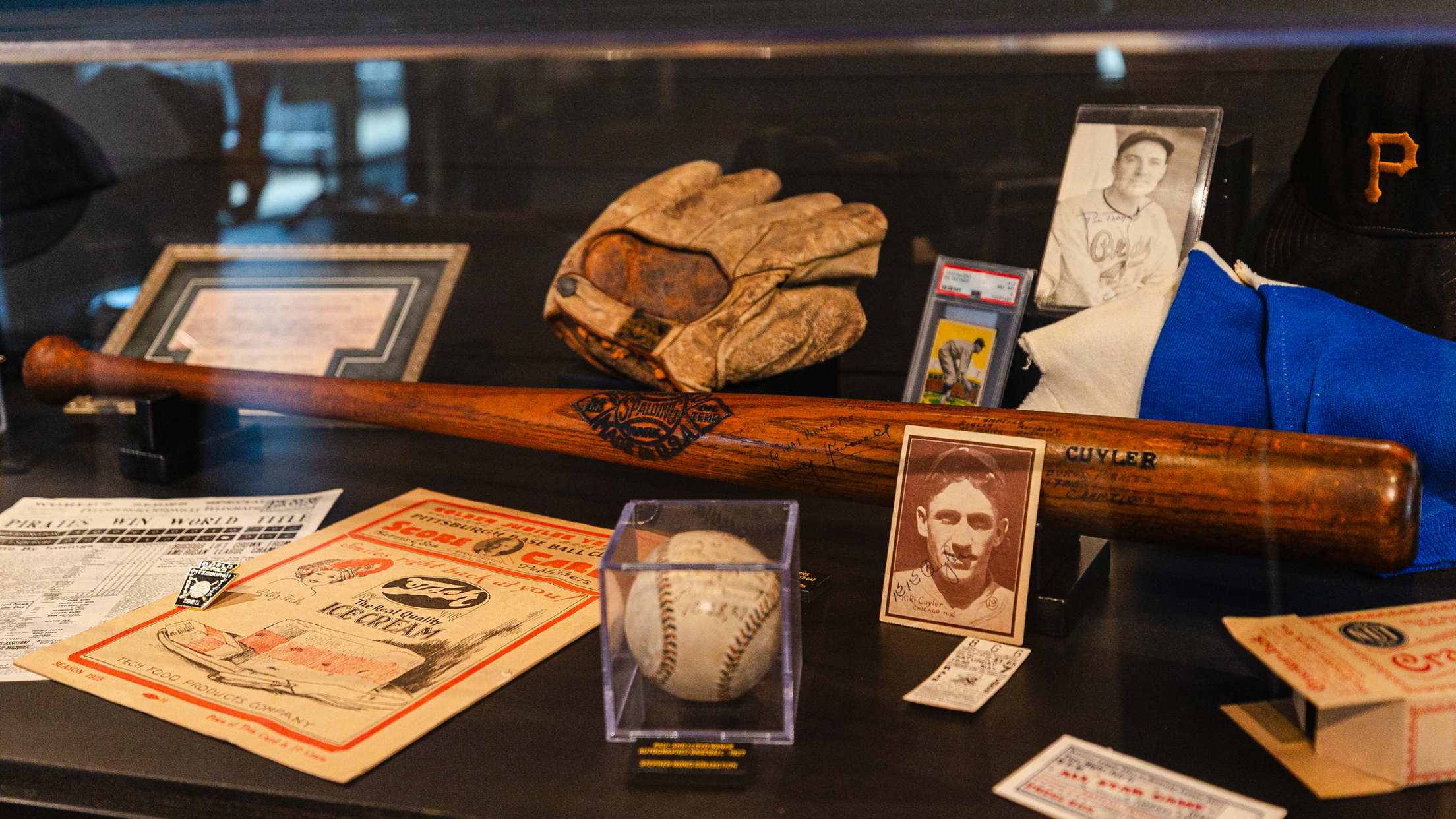 Game-used Kiki Cuyler bat from the 1925 World Series