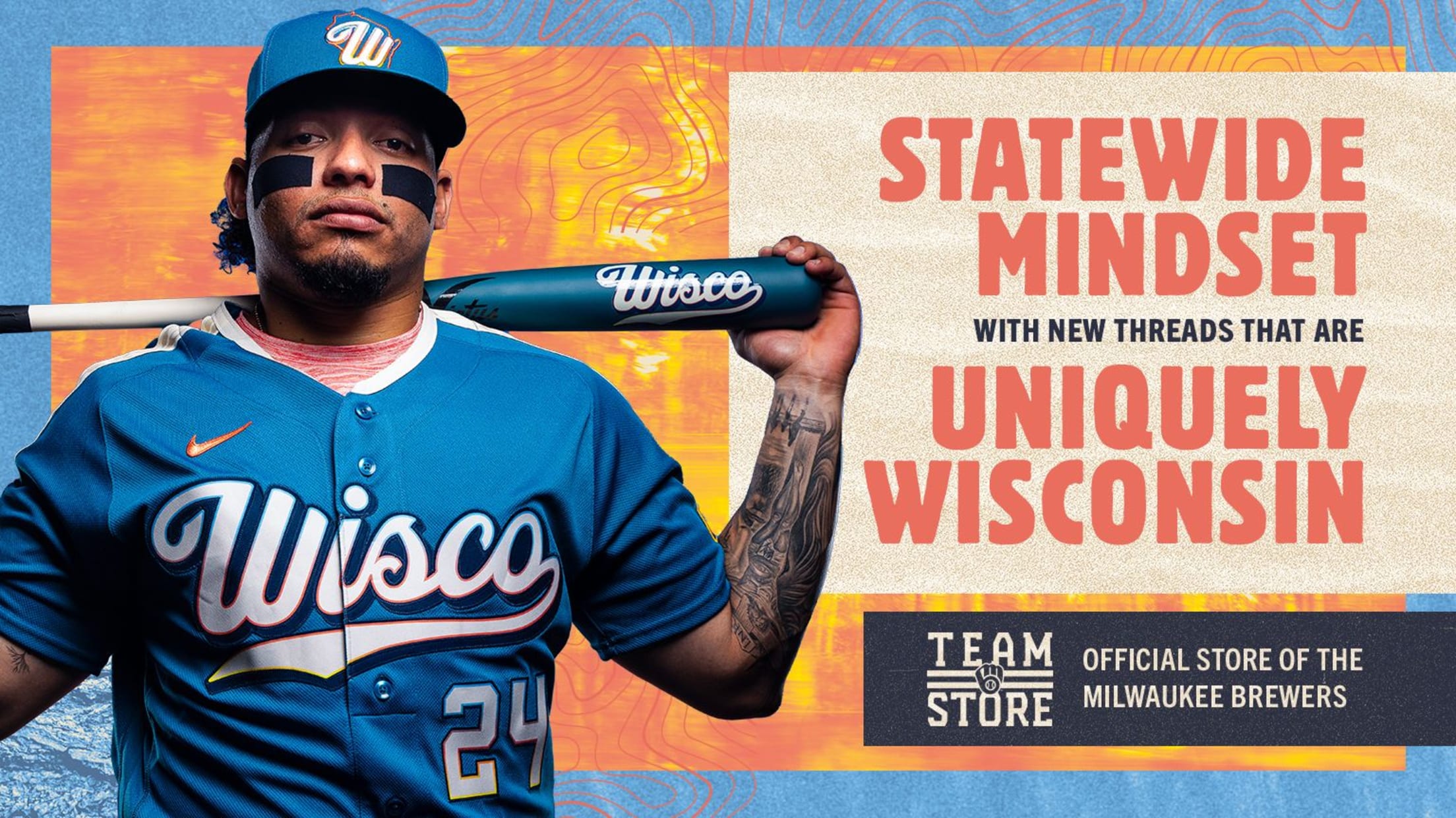 Statewide Mindset with new threads that are Uniquely Wisconsin. City Connect at Brewers Team Store