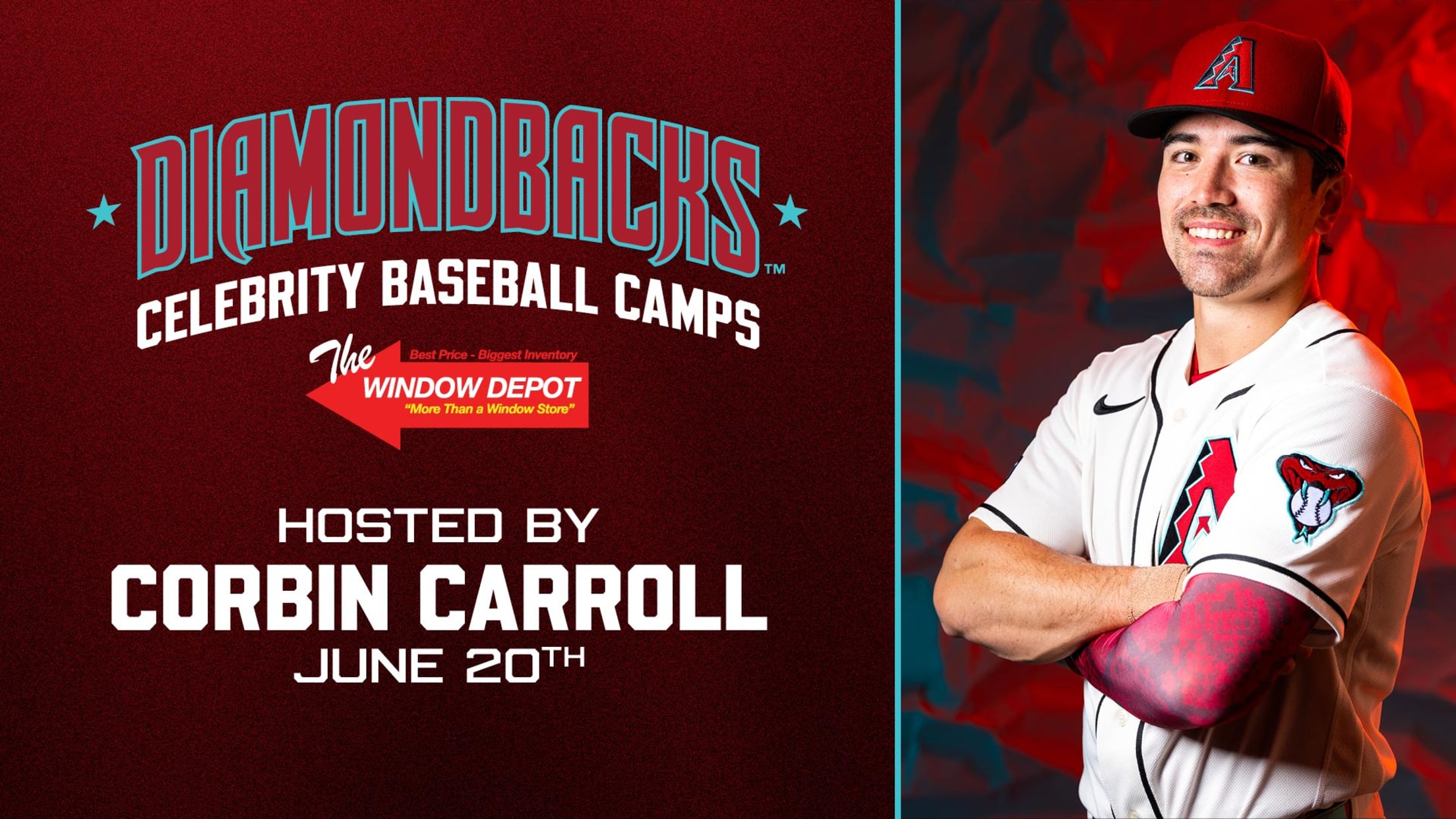 D-backs Celebrity Baseball Camps - Corbin Carroll - June 20, 2026