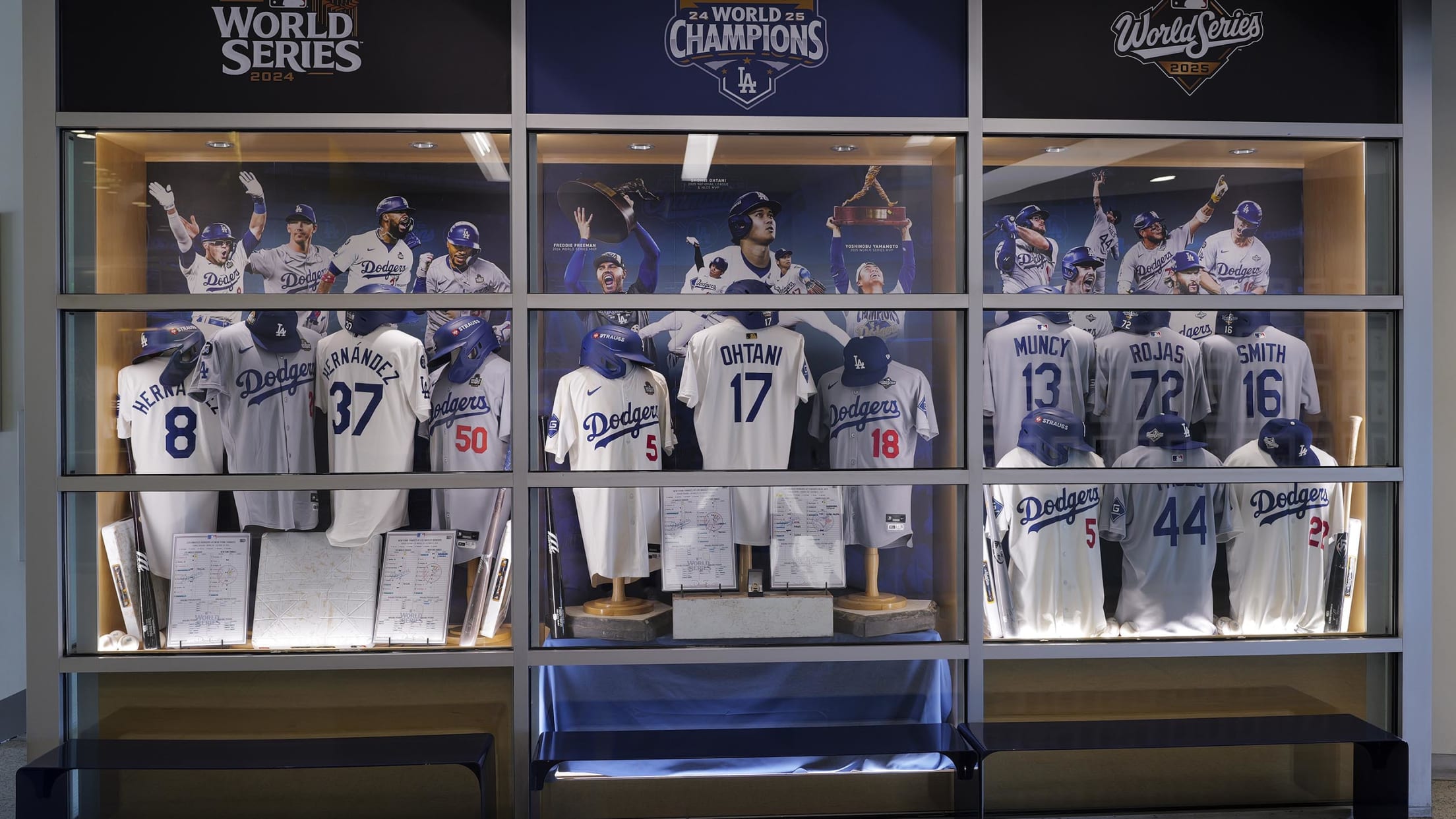 Ballpark Attractions - Rotating Memorabilia Display
