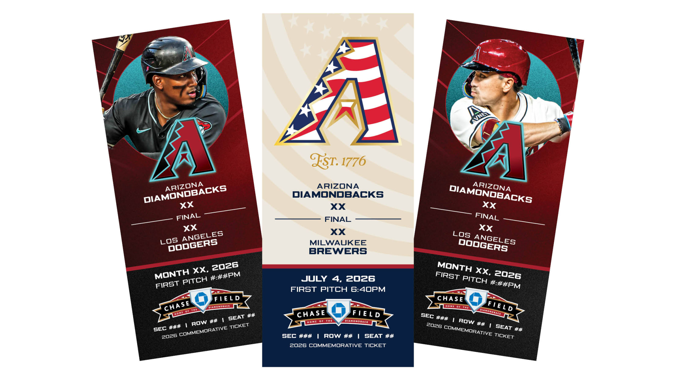 D-backs commemorative ticket