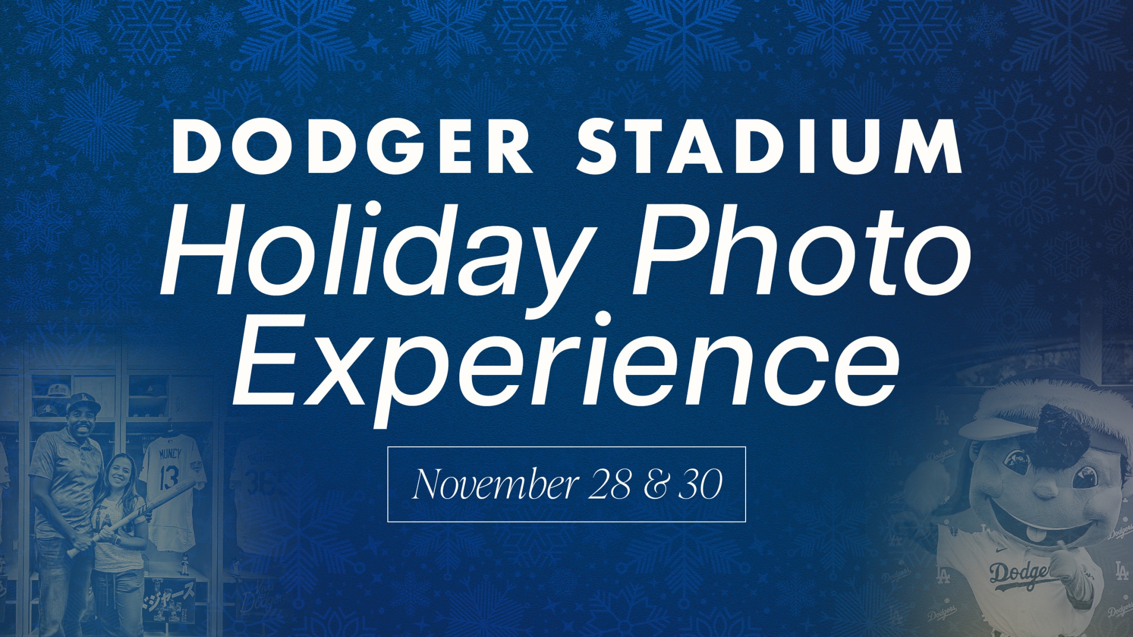 Dodger Stadium Holiday Photo Op Experience