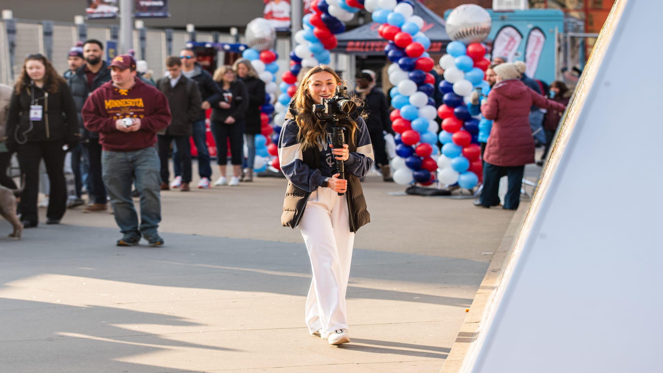 Front Office employee recording an event