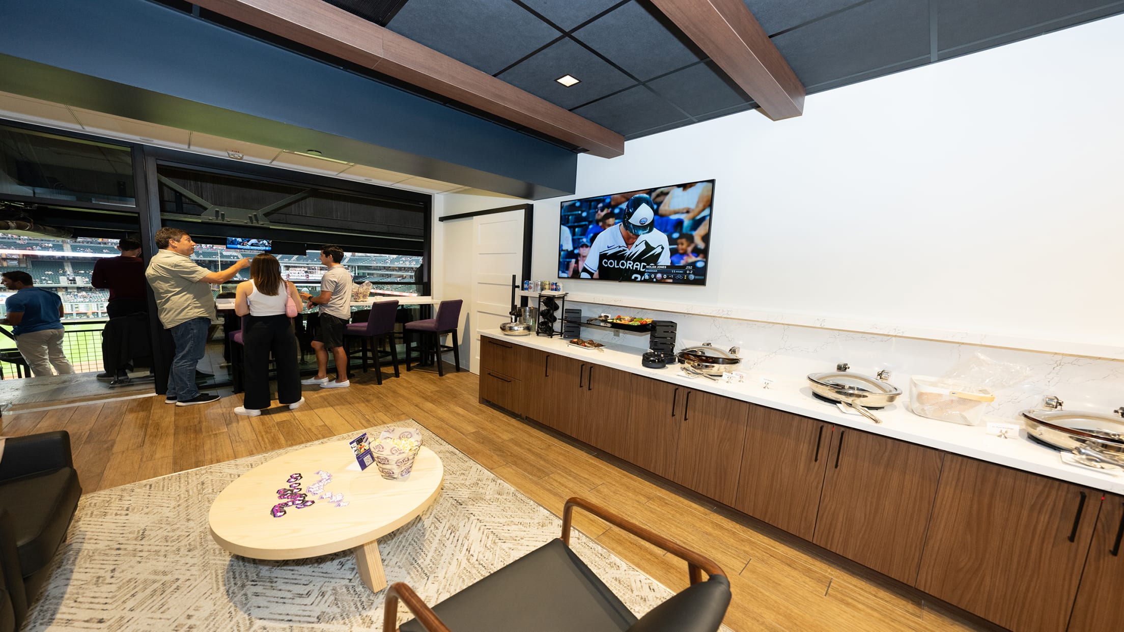 Colorado Rockies infield suites at Coors Field