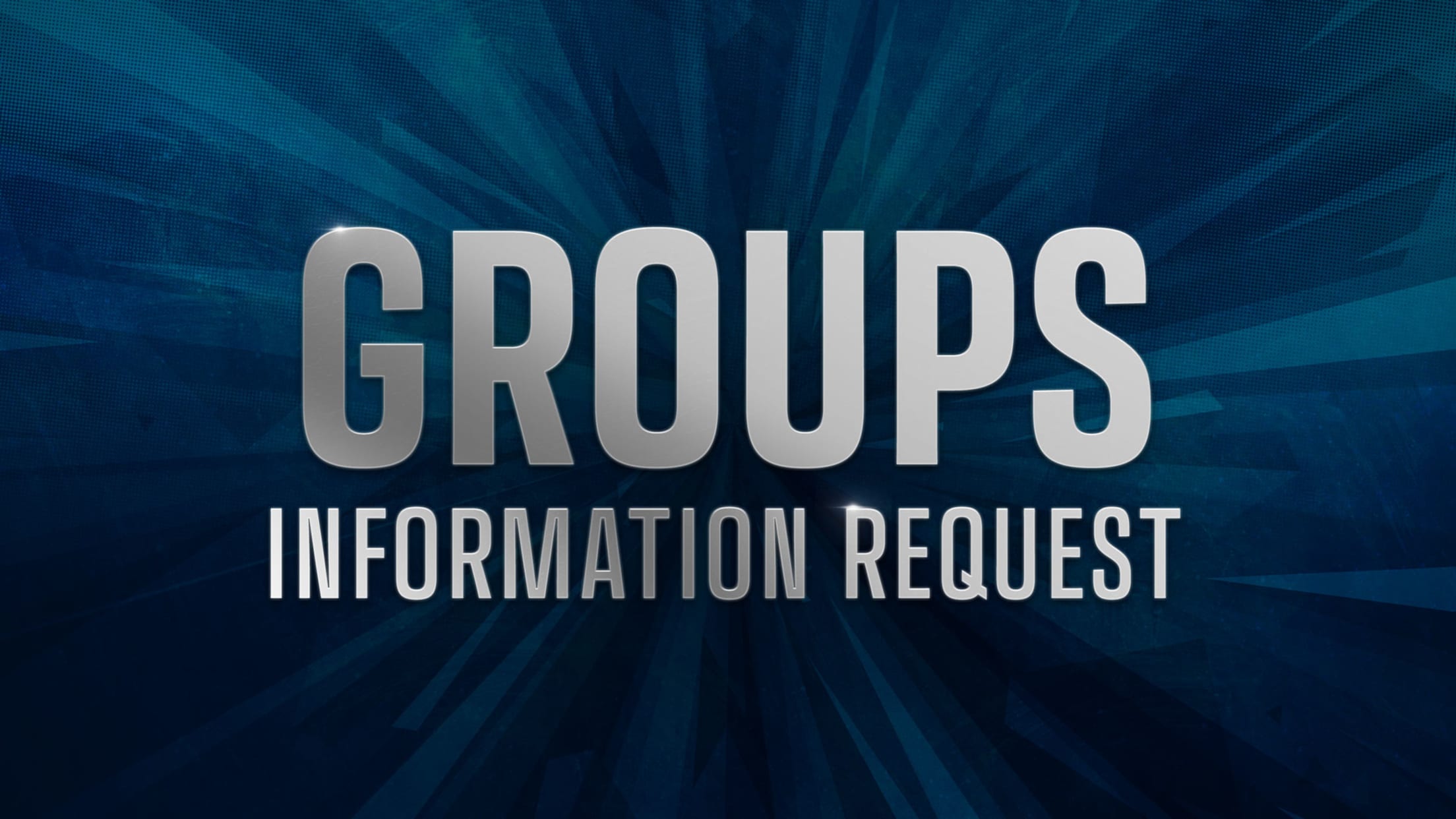 Groups Information Request