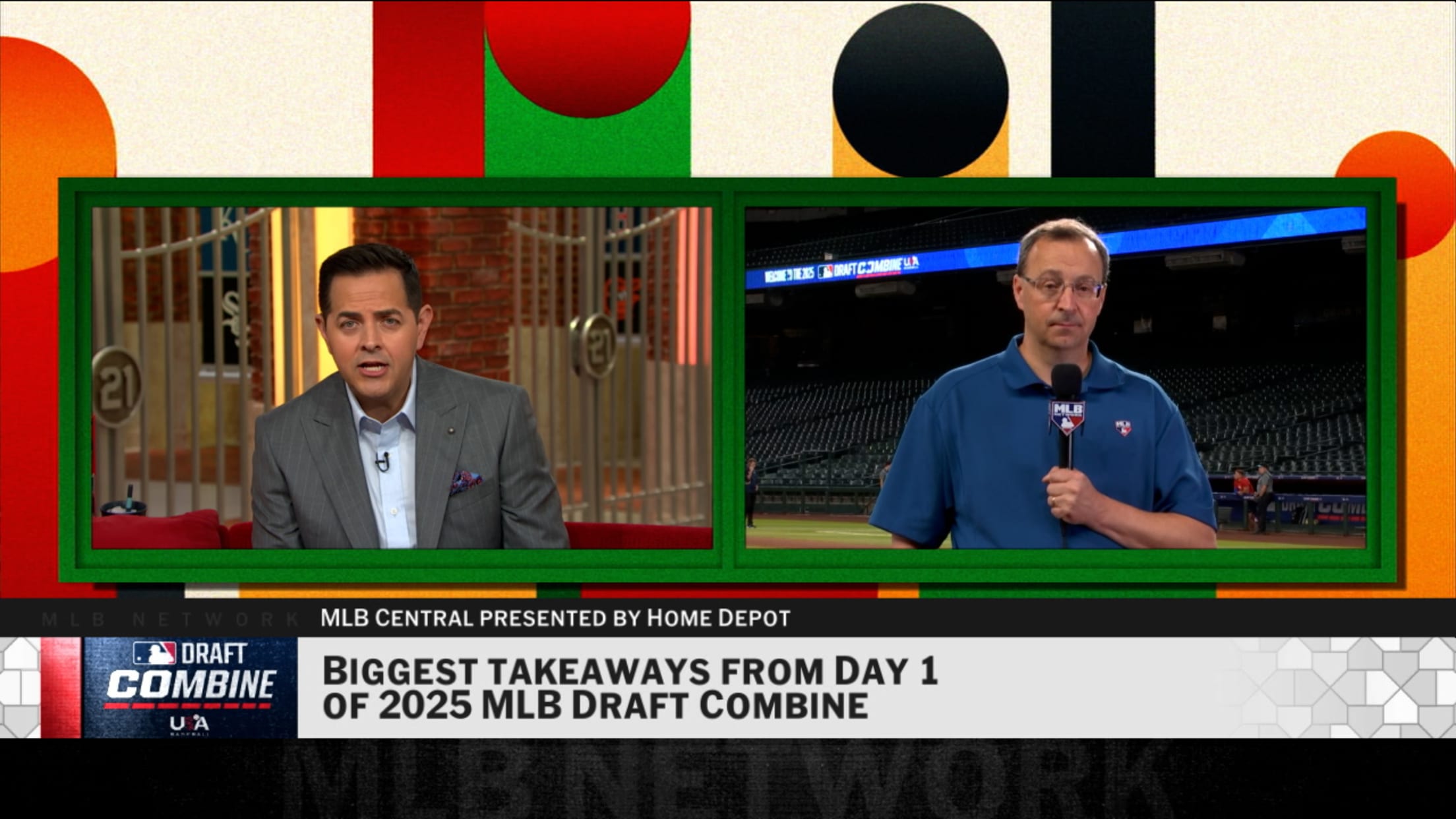 Jim Callis on key takeaways from MLB Draft Combine Day 1 video.