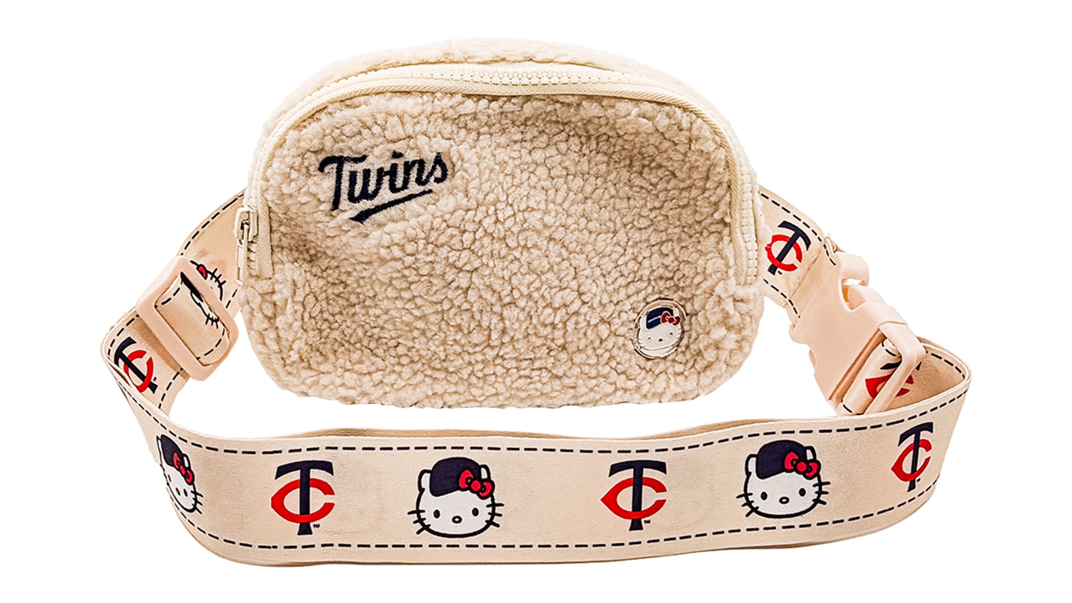 exclusive co-branded Twins/Hello Kitty crossbody bag