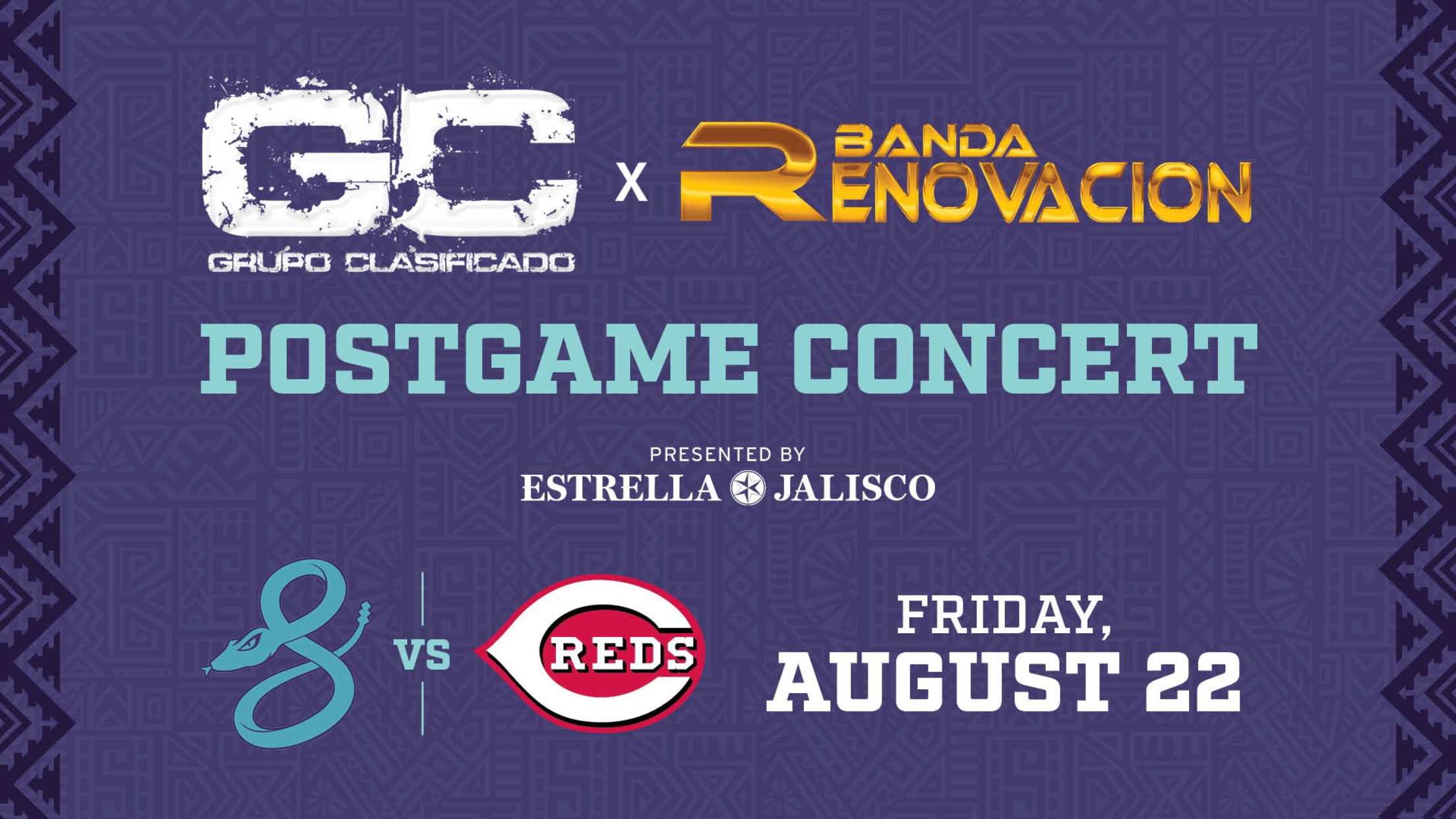 Grupo Clasificado and Banda Renovacion postgame concert