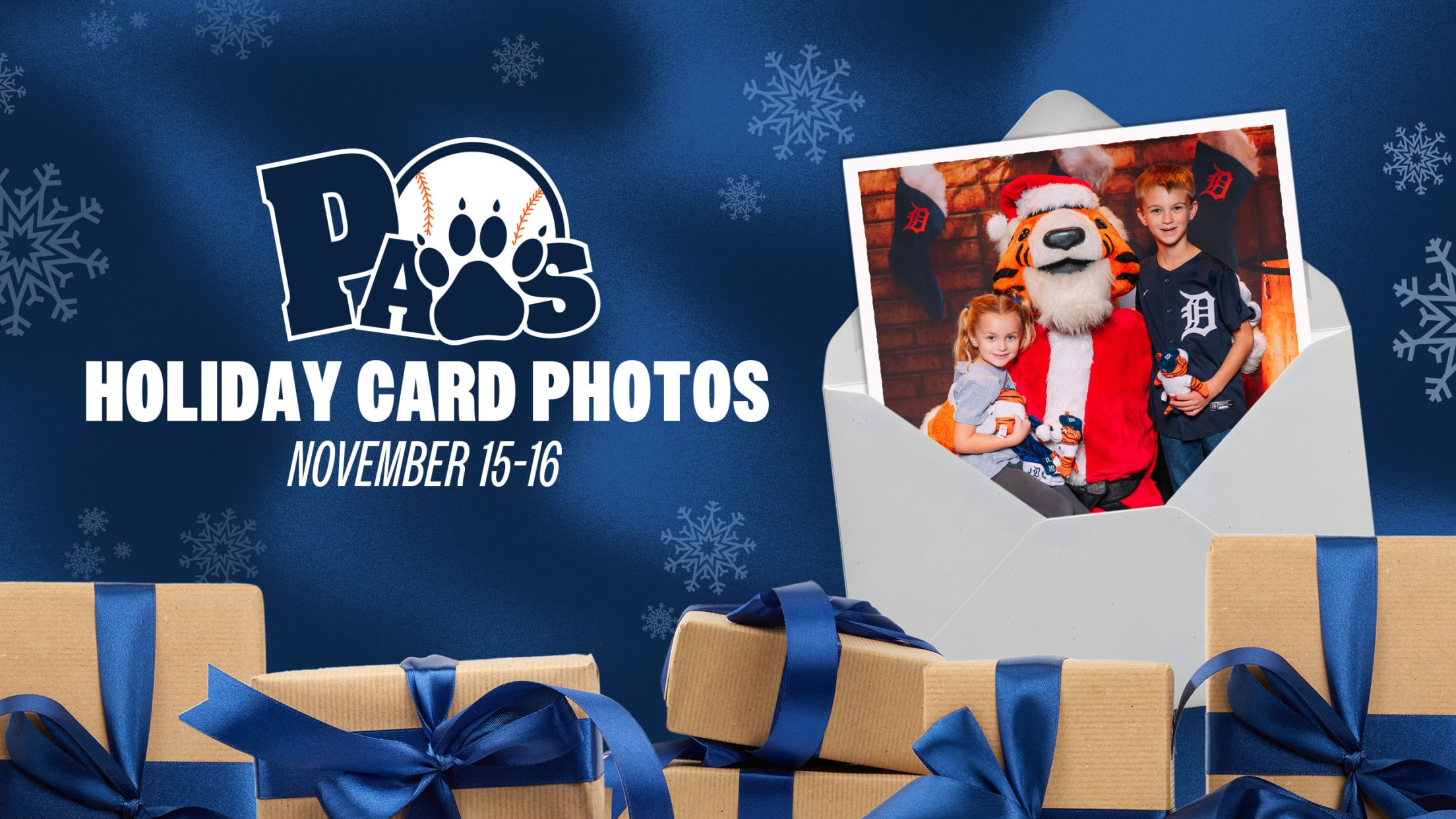 PAWS Holiday Card Photos November 15-16, 2025
