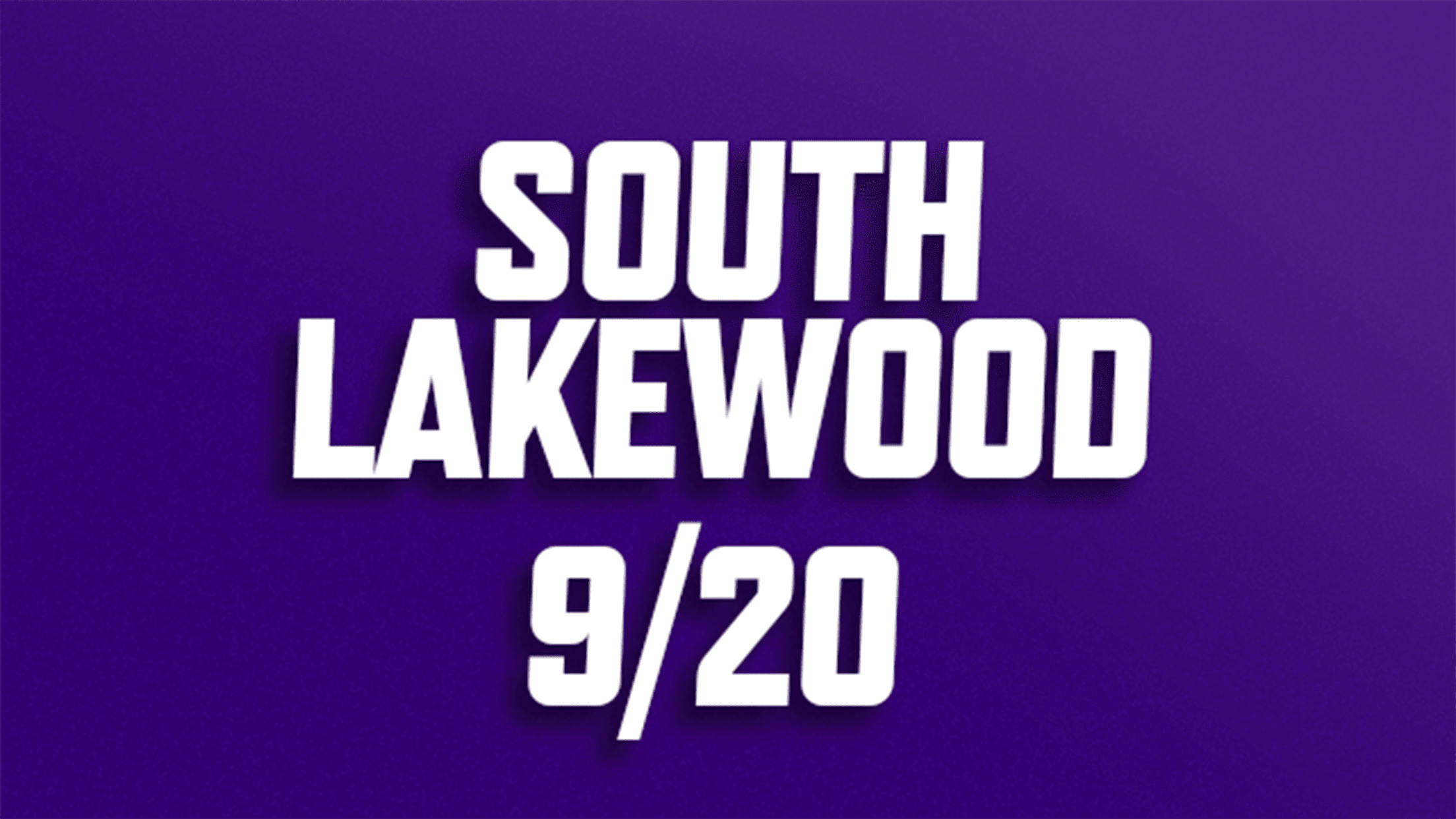 Purchase National Anthem tickets for South Lakewood Elementary on September 20, 2026