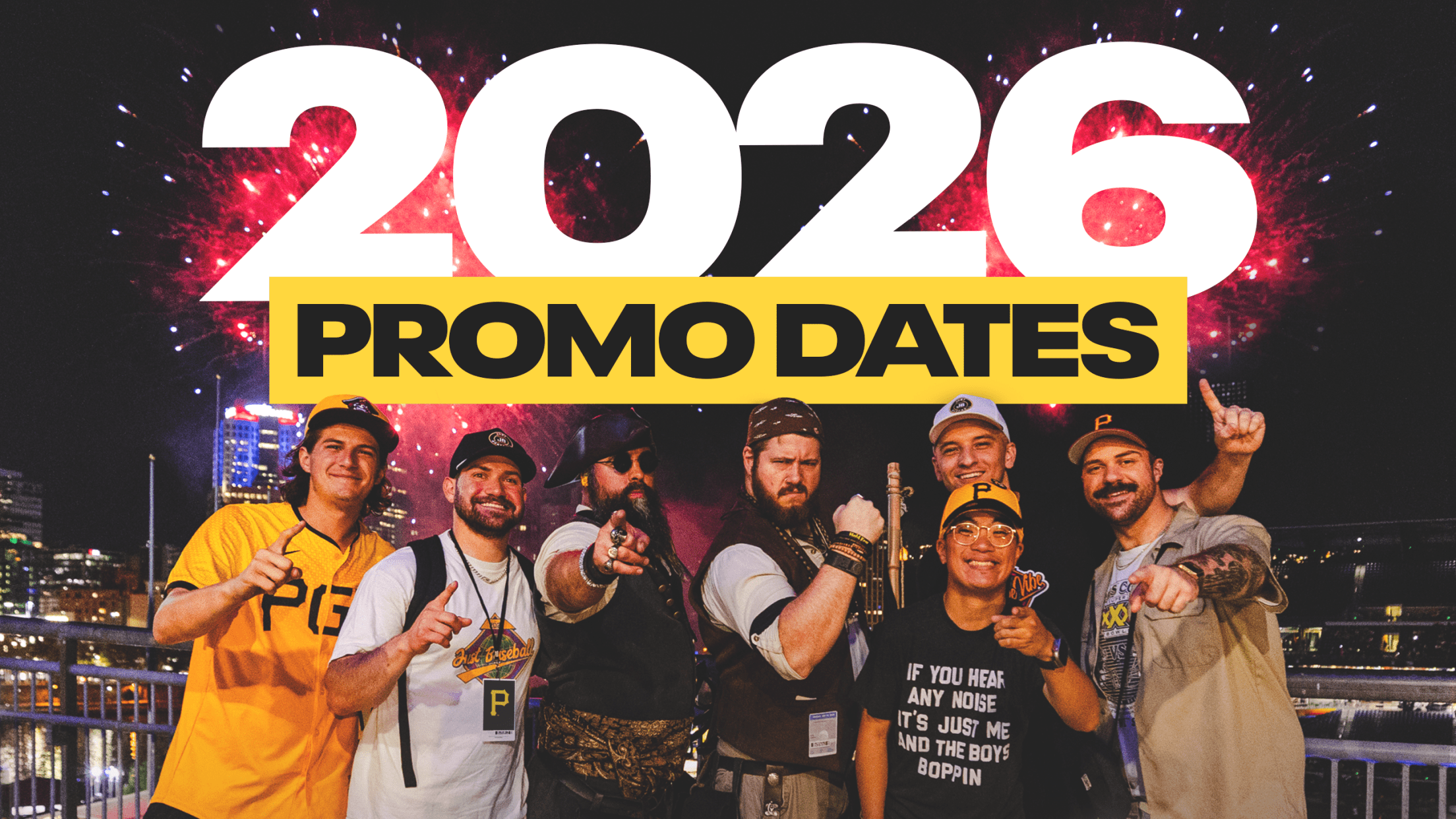 2026 Pittsburgh Pirates promotional dates
