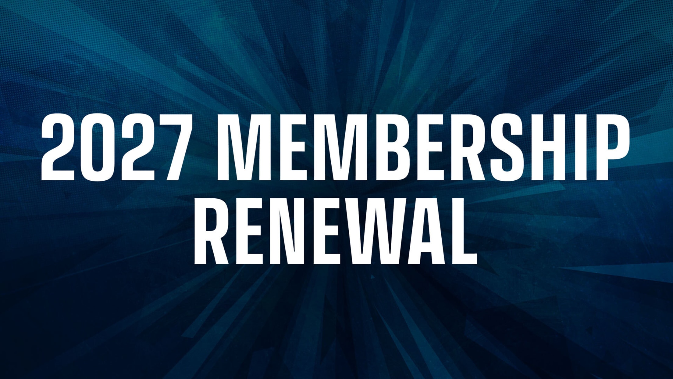 2027 Membership Renewal